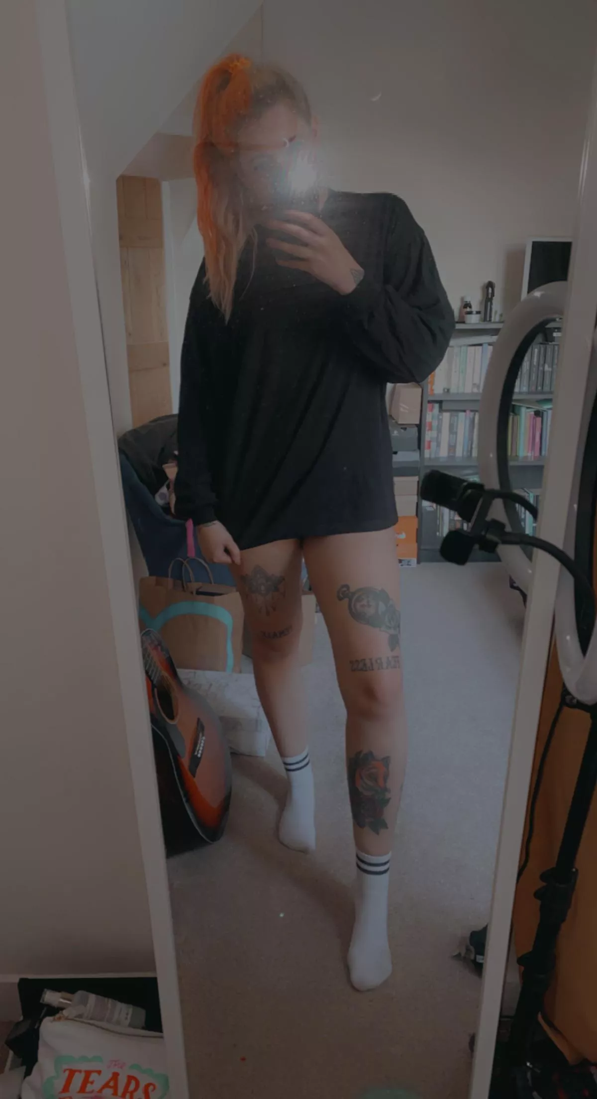 I love these socks so much that I brought them in every colour oops [female] posted by Eljayceeof