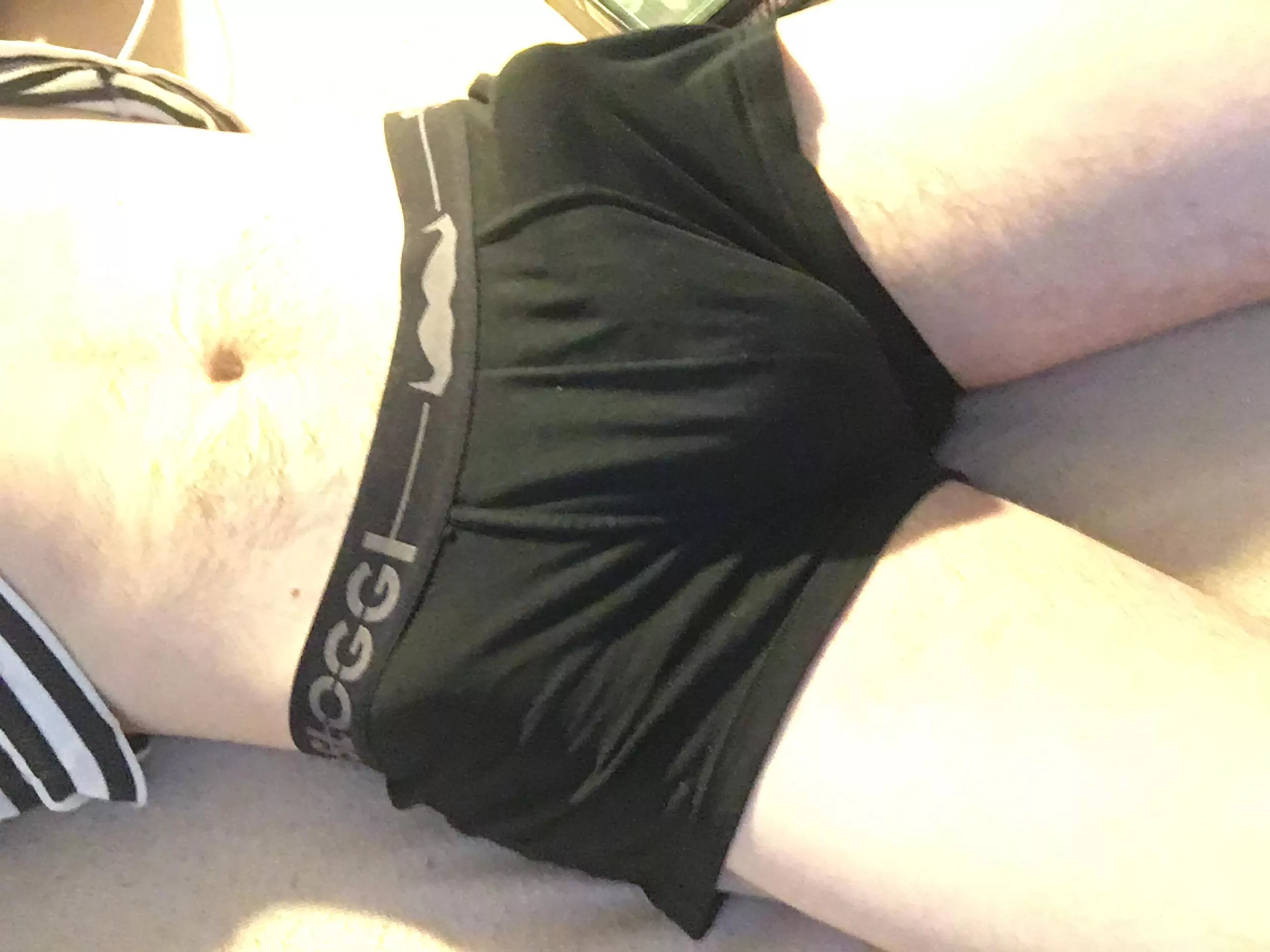 I love this pair of black trunks, since the dick print is so visible posted by Kai_the_otter