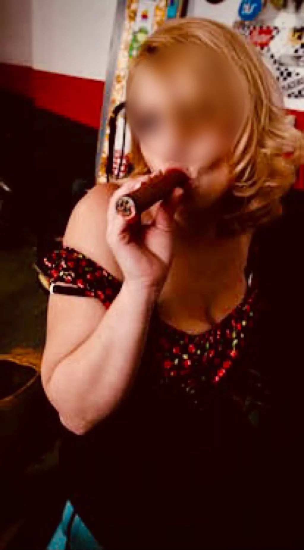 I love when my wife gets nasty and smokes a nice cigar and teases me. posted by smokingfetishkiss