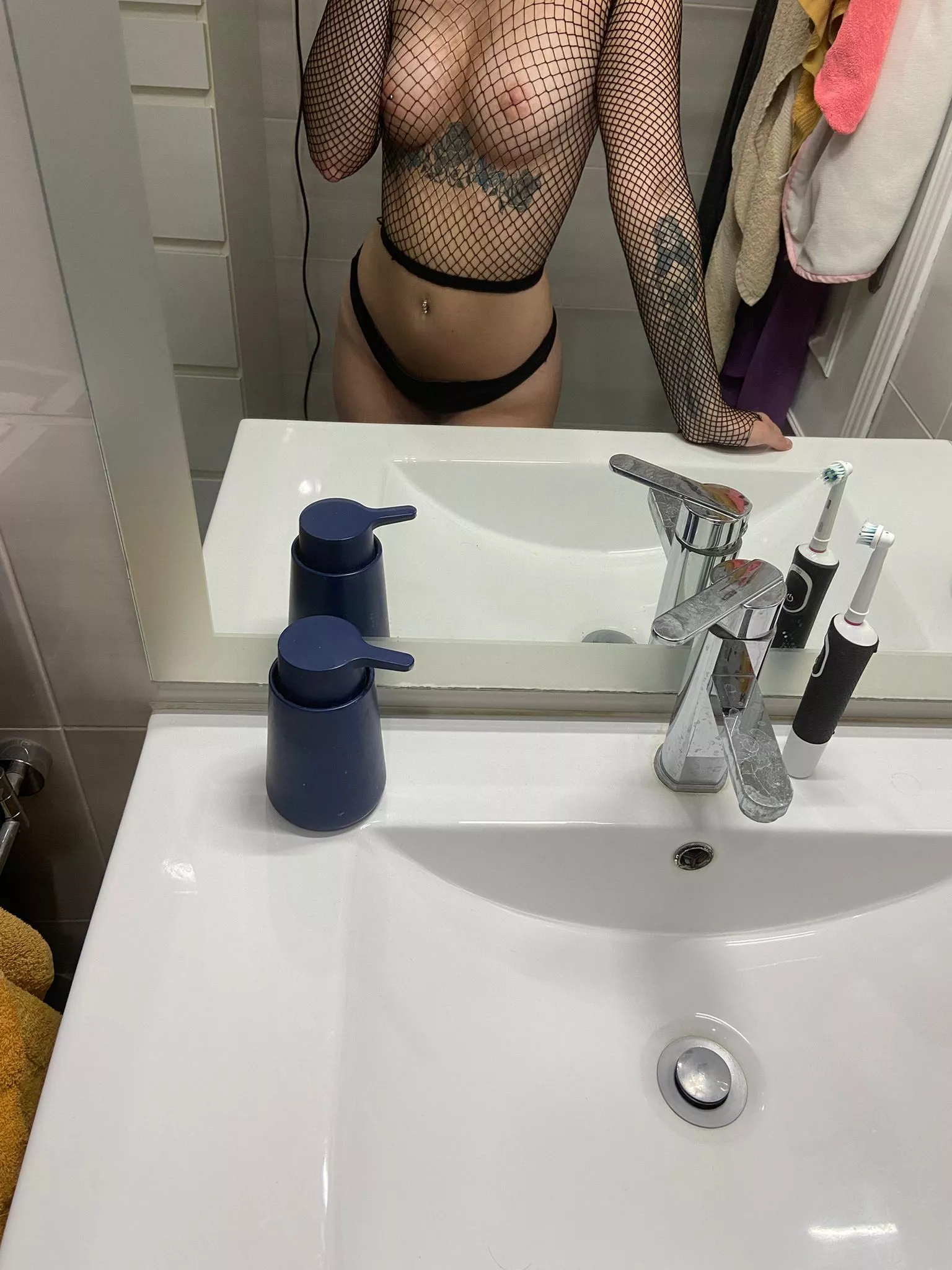 I made a hole in my fridge door to ensure light goes off when I close it [F][18][OC] posted by scarletteen3