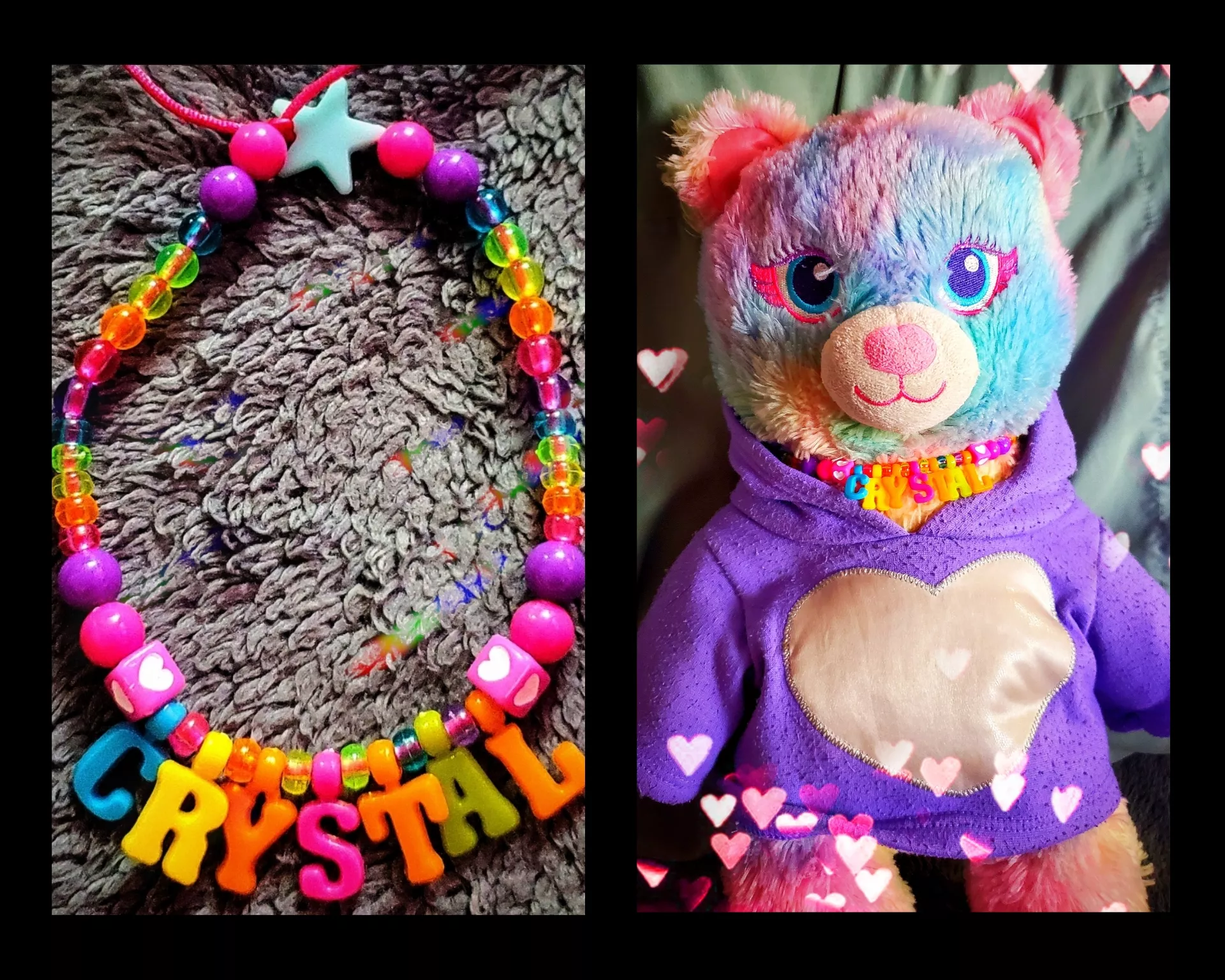 I made a necklace for my favorite stuffie! :D posted by noodleisacat