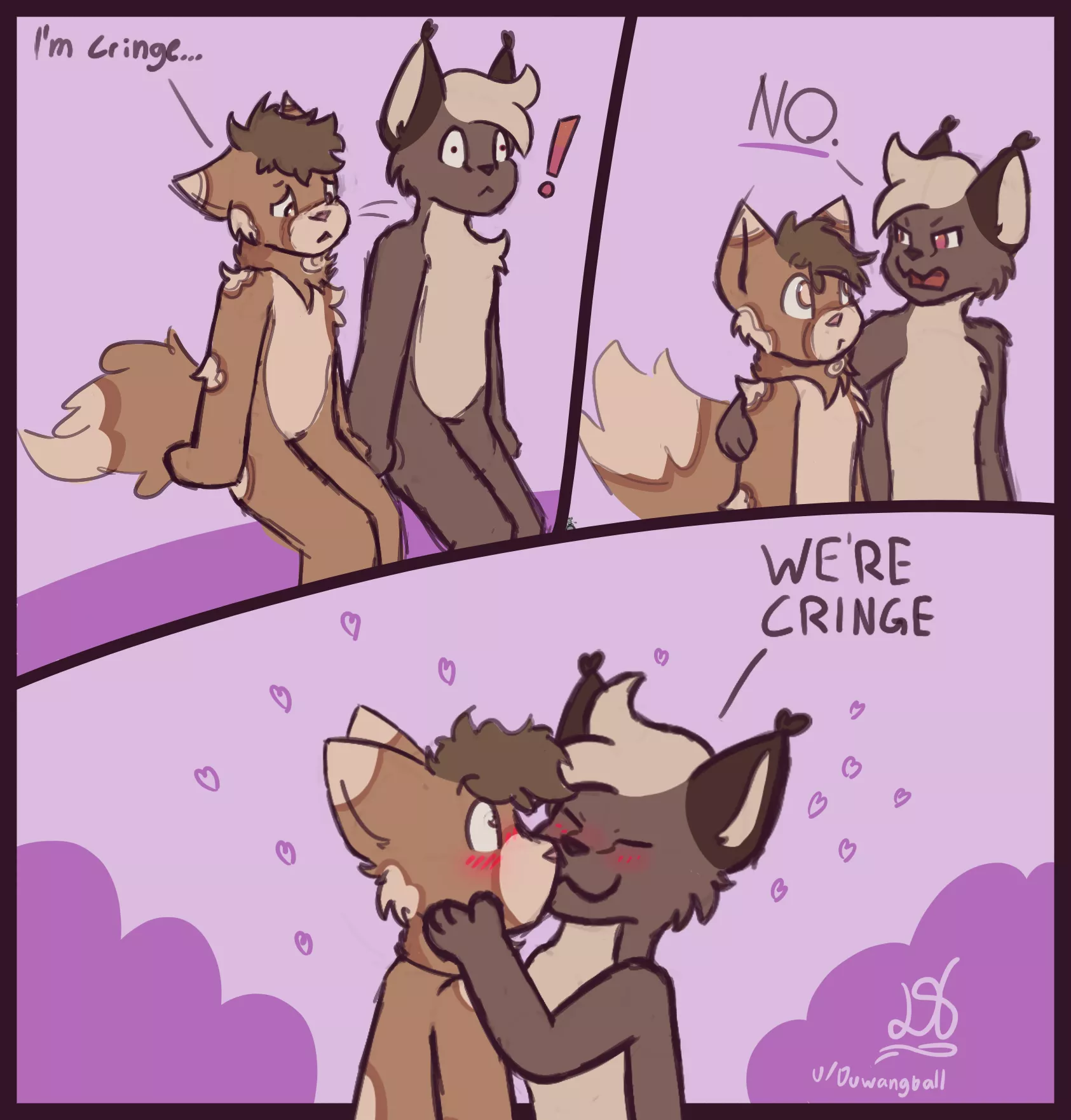 I made a parody of a comic :3 posted by duwangball