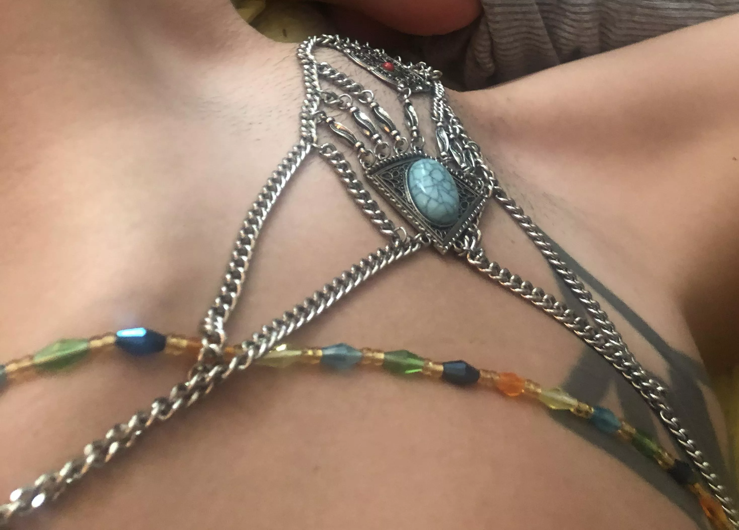 I made this chain thong a while back and it broke immediately after wearing. Follow me for more recipes. posted by NoaBarely