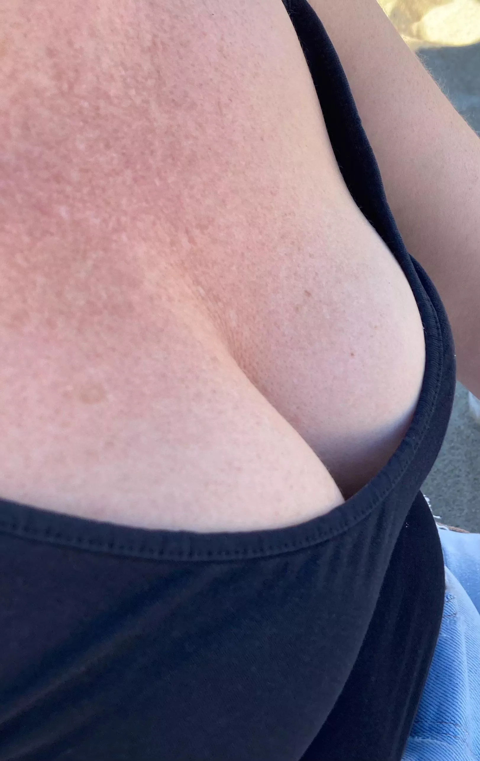 I seem to be getting lots of smiles from the dads in the park today. Too much? - 45 [F] posted by 424FrenchQuarter