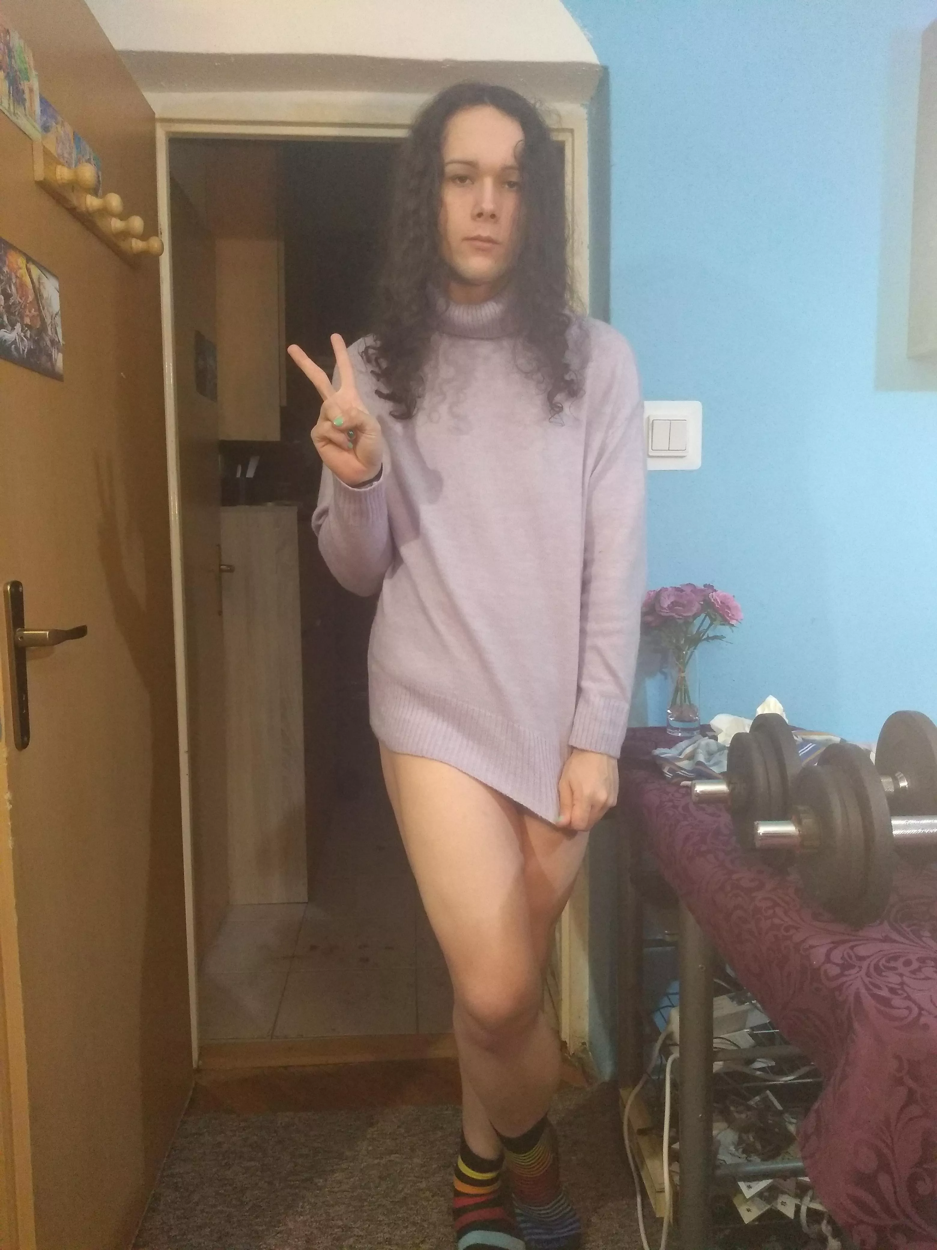 I shaved my legs for the first time today! What do you think about bigger femboys ? posted by samuelbakos1234