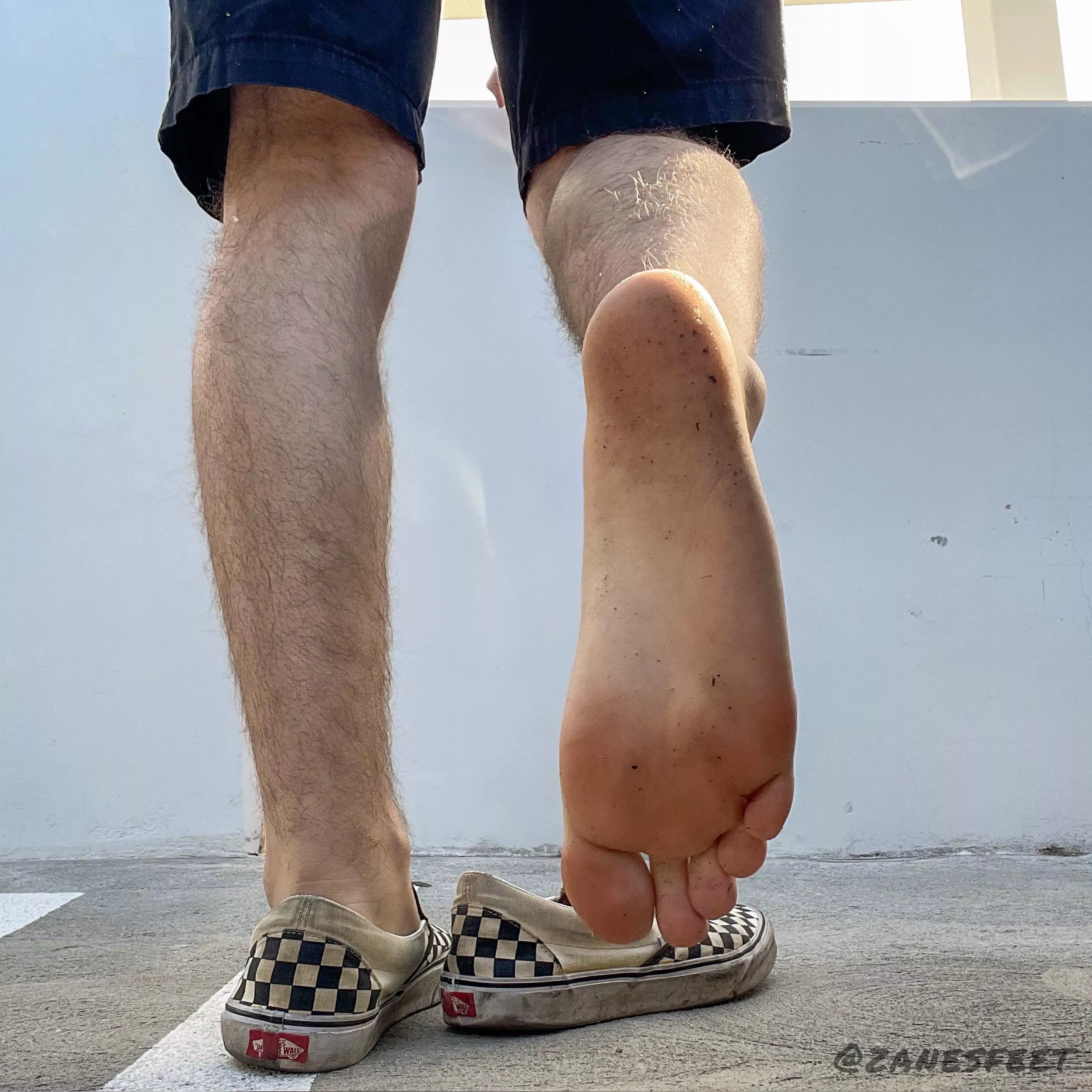 I spent 6 hours sock-less in my 2 year old vans 🧀 posted by Zanes-Feet