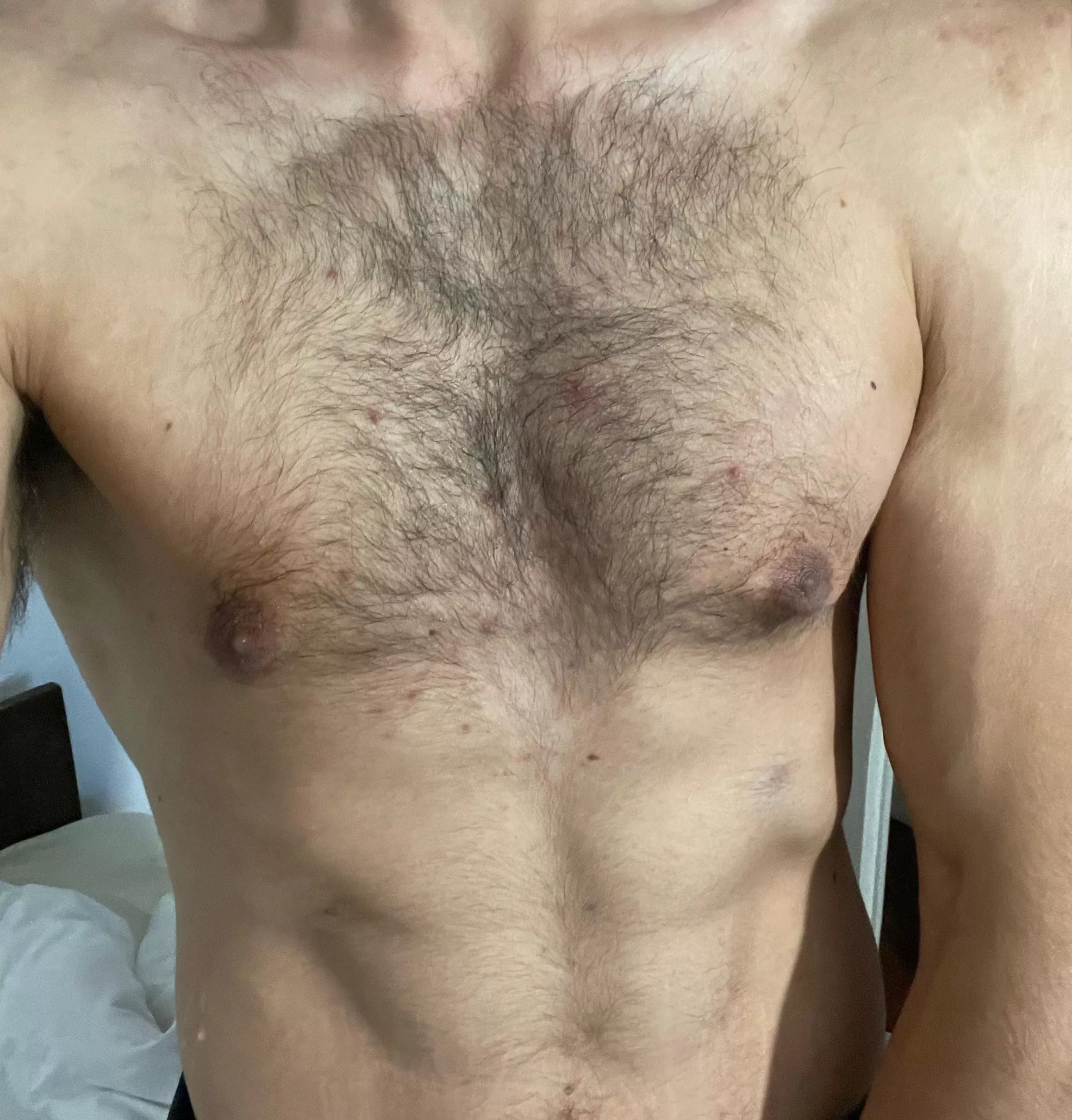 I stopped shaving. Learning not to be ashamed of my hairy chest posted by Ecstatic-Switch