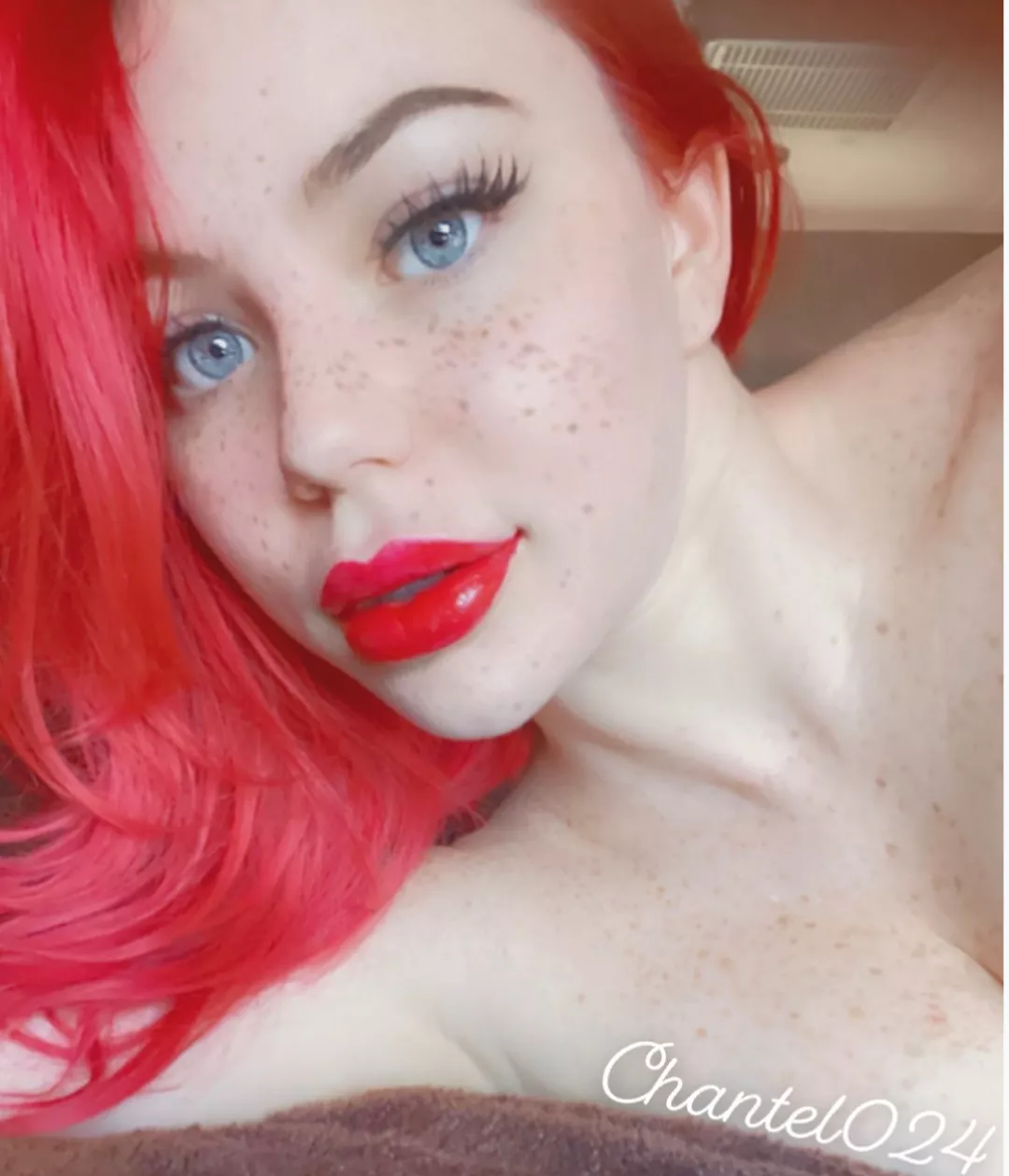 I take freckled redhead to the extreme! ðŸ¥°â¤ï¸ posted by chantel024