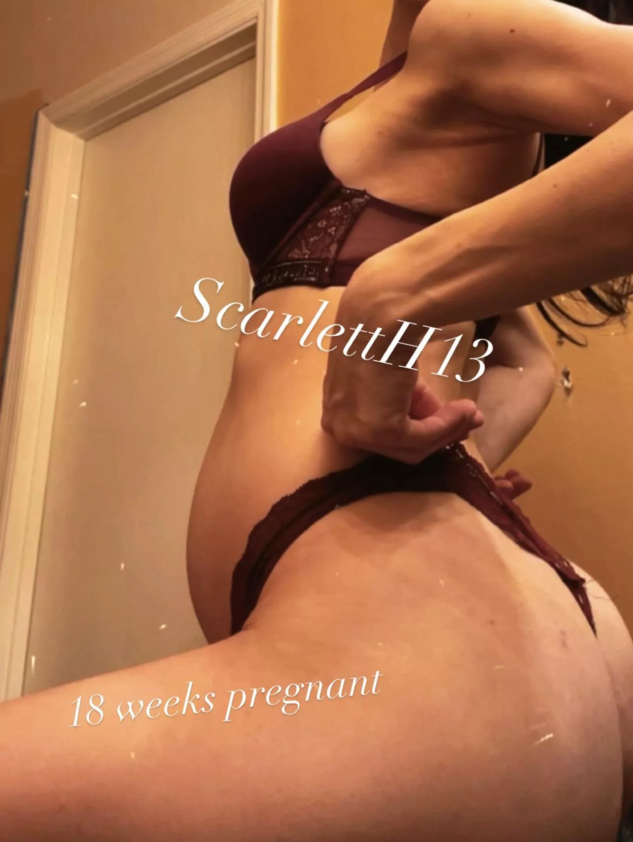 I think my pregnant ass would look good bouncing on your dick posted by 13ScarlettH