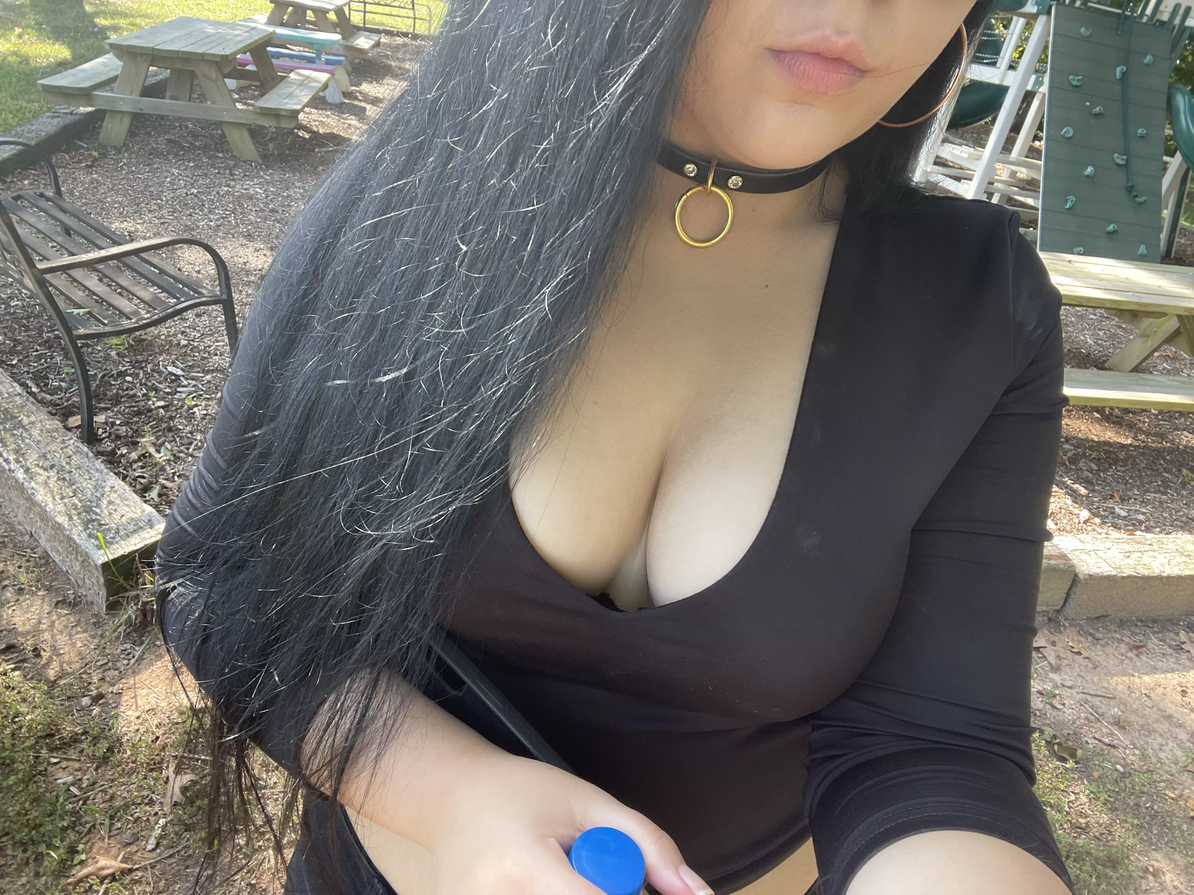 I think this is acceptable levels of church cleavage posted by PrincessGothicBean