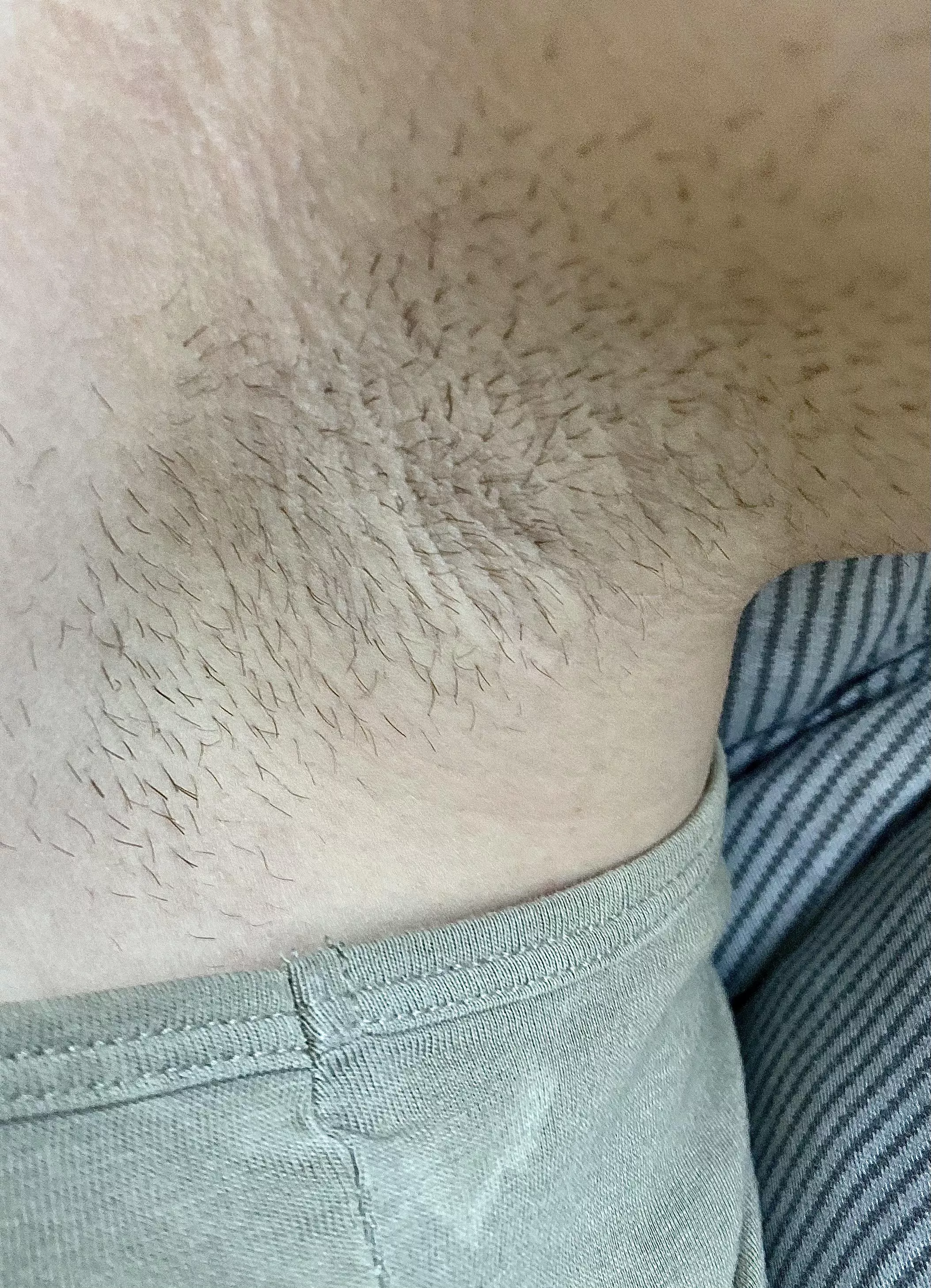 I took a picture of my hairy armpits while I was outside today 🤣 you can see a dried up sweat stain on my top lol posted by sunnypits