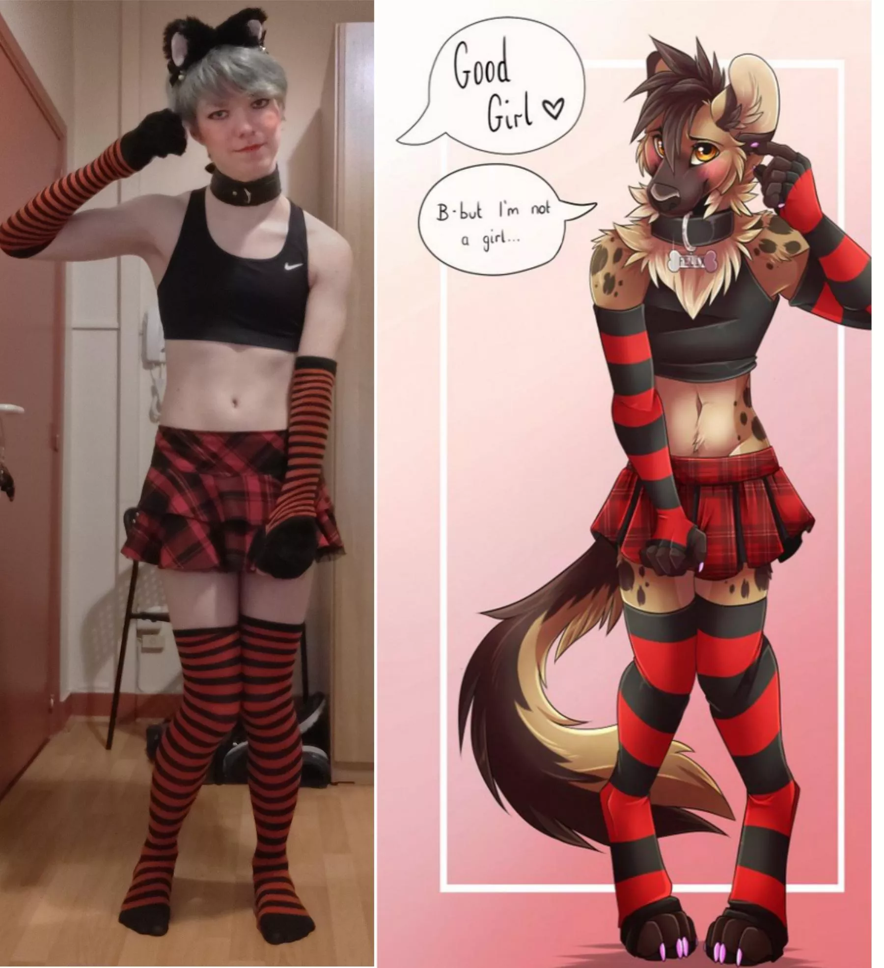 i tried recreating my favorite outfit, how did i do? posted by tuxiben