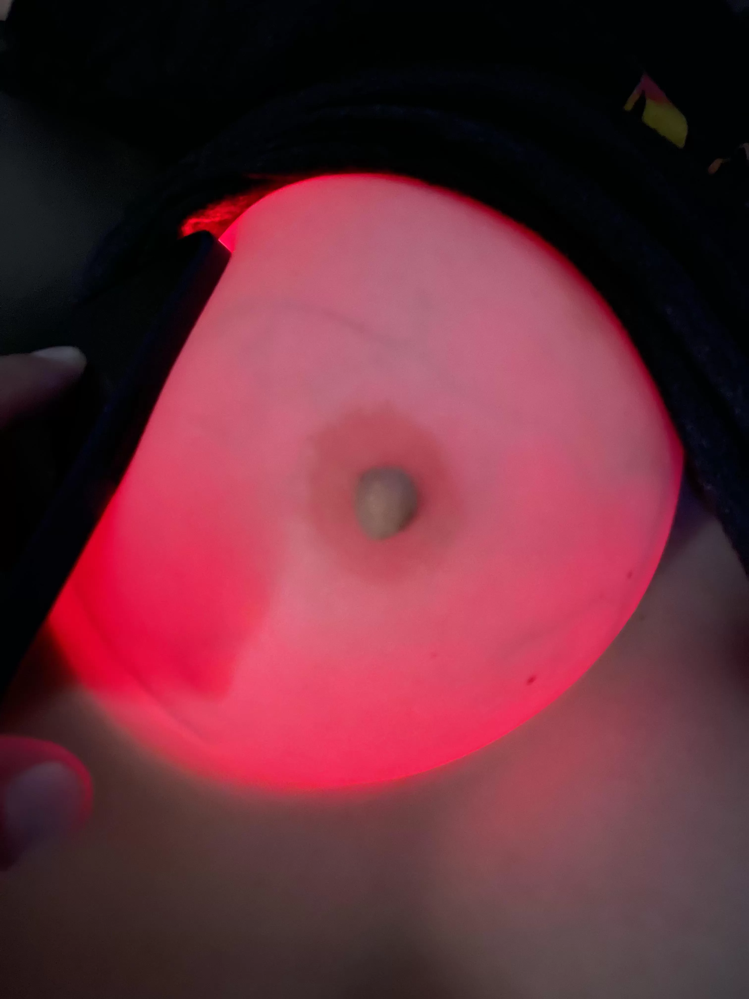 I was today years old when I realized breast implants make your boob light up like a lightbulb when you shine light through it ðŸ˜‚ posted by RealKenzieSkye