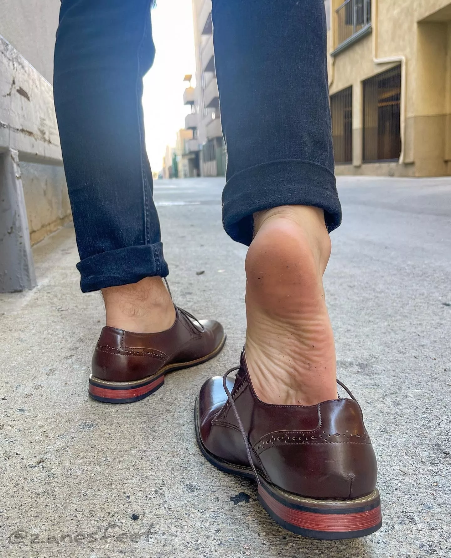 I wear all day, you clean. Deal? 👞🦶🏻 posted by Zanes-Feet