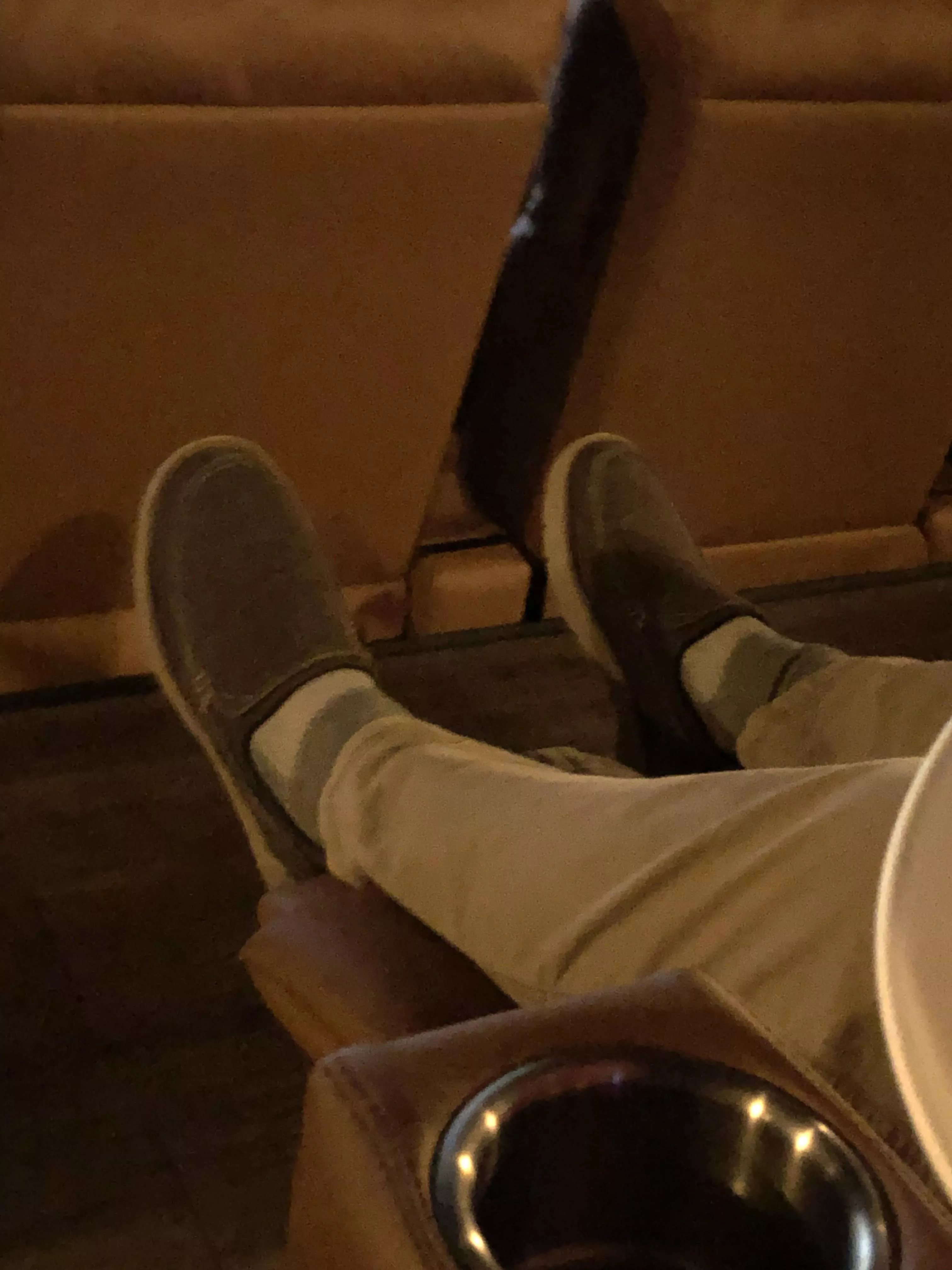 I went to the movies and couldn’t stop staring at my friends big feet. posted by jrjustintime