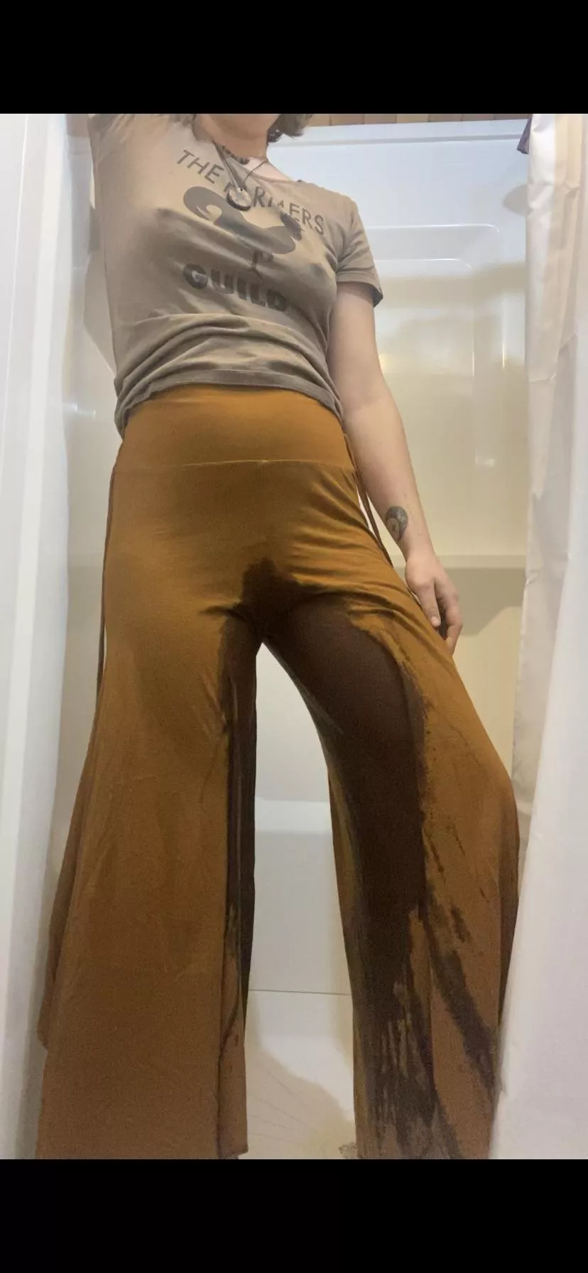 i wet my favorite flowy pants 😇 posted by RepresentativeOdd296