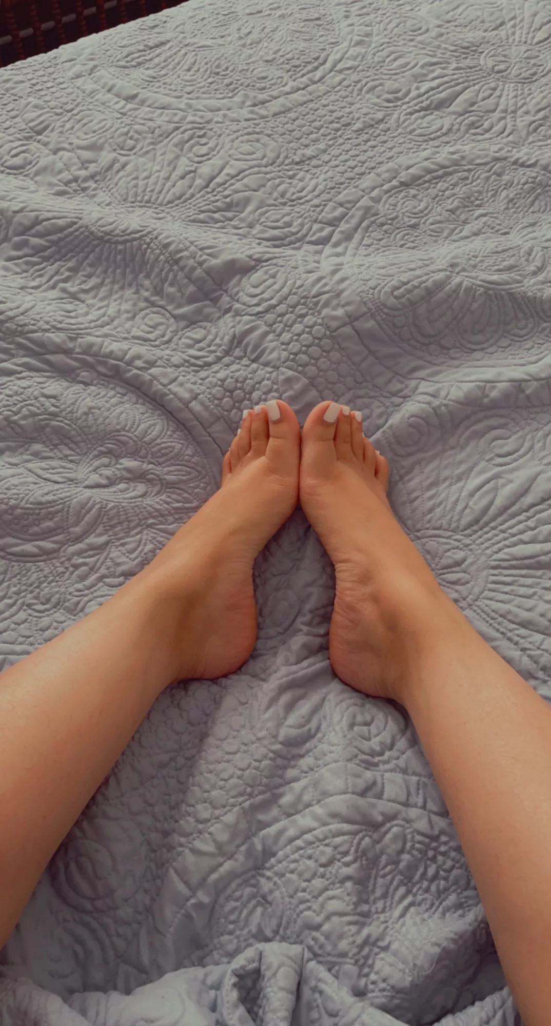 I wish I woke up to someone kissing my feet today. posted by BigTittyBella