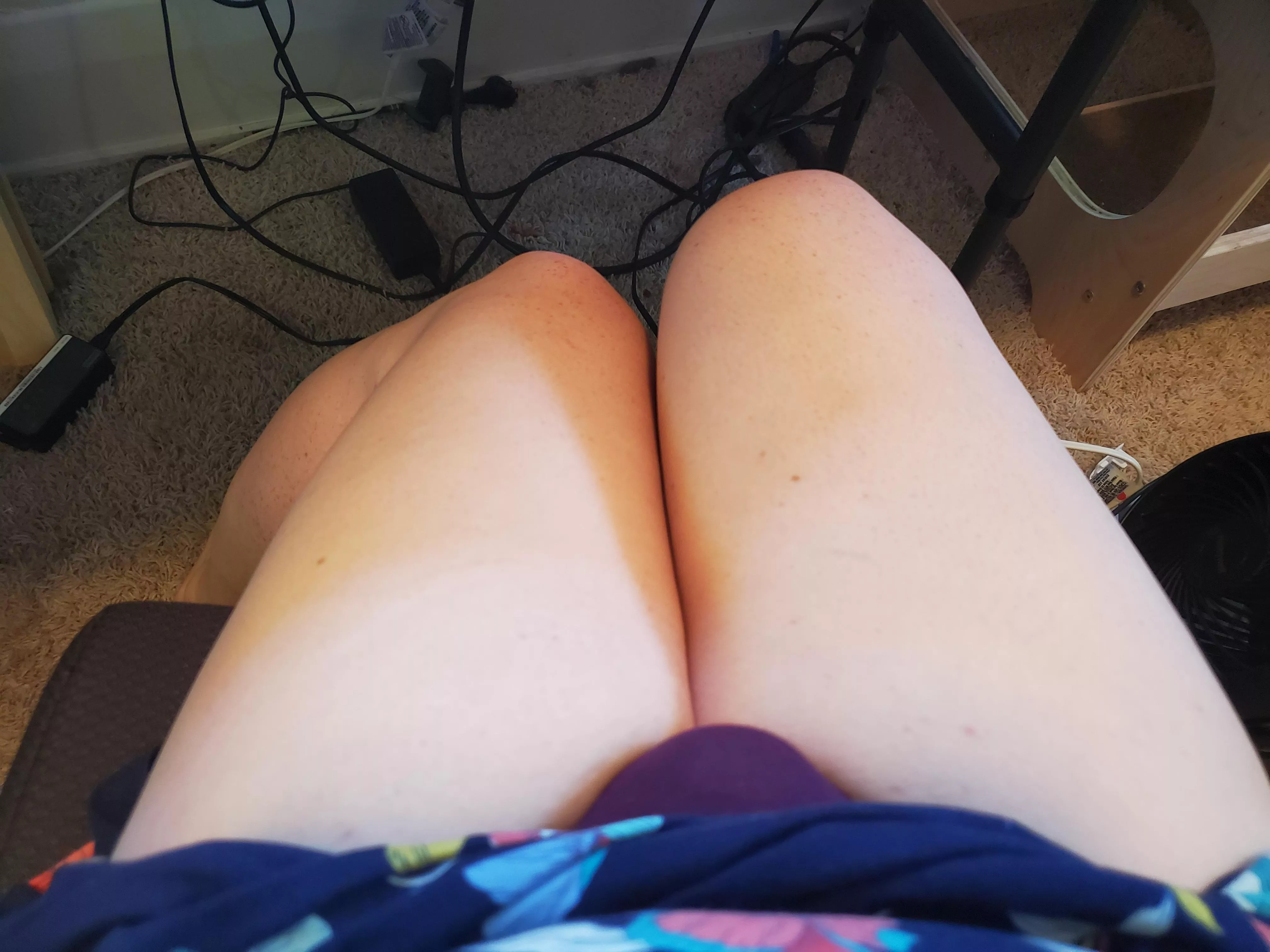 I work from home. Sometimes I rub my cock during boring meetings... posted by DaisyDamara