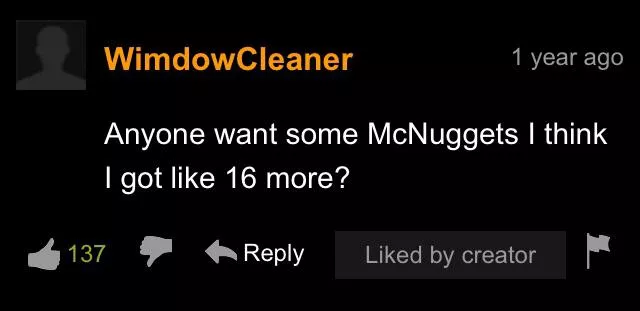 I would like some nuggies right about now posted by Anime-Guy69