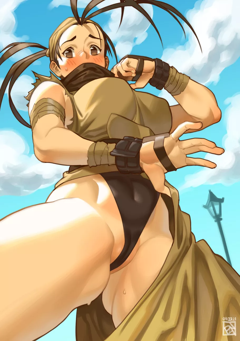 Ibuki Highleg Leotard Blush (Poch4n) [Street Fighter] posted by sequence_string