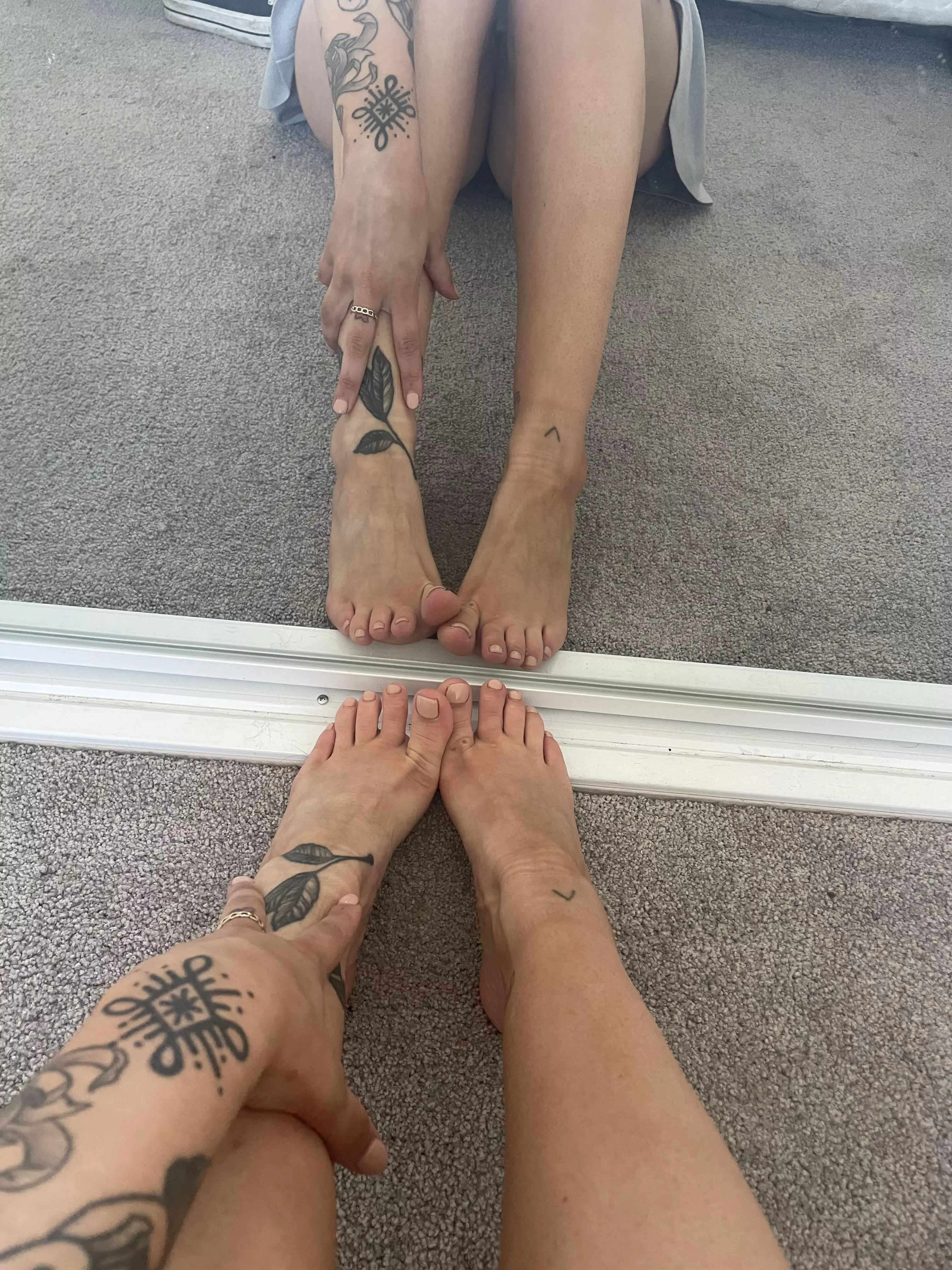 I’d rather you massage my tatt’d up feet.. posted by harmonyraee