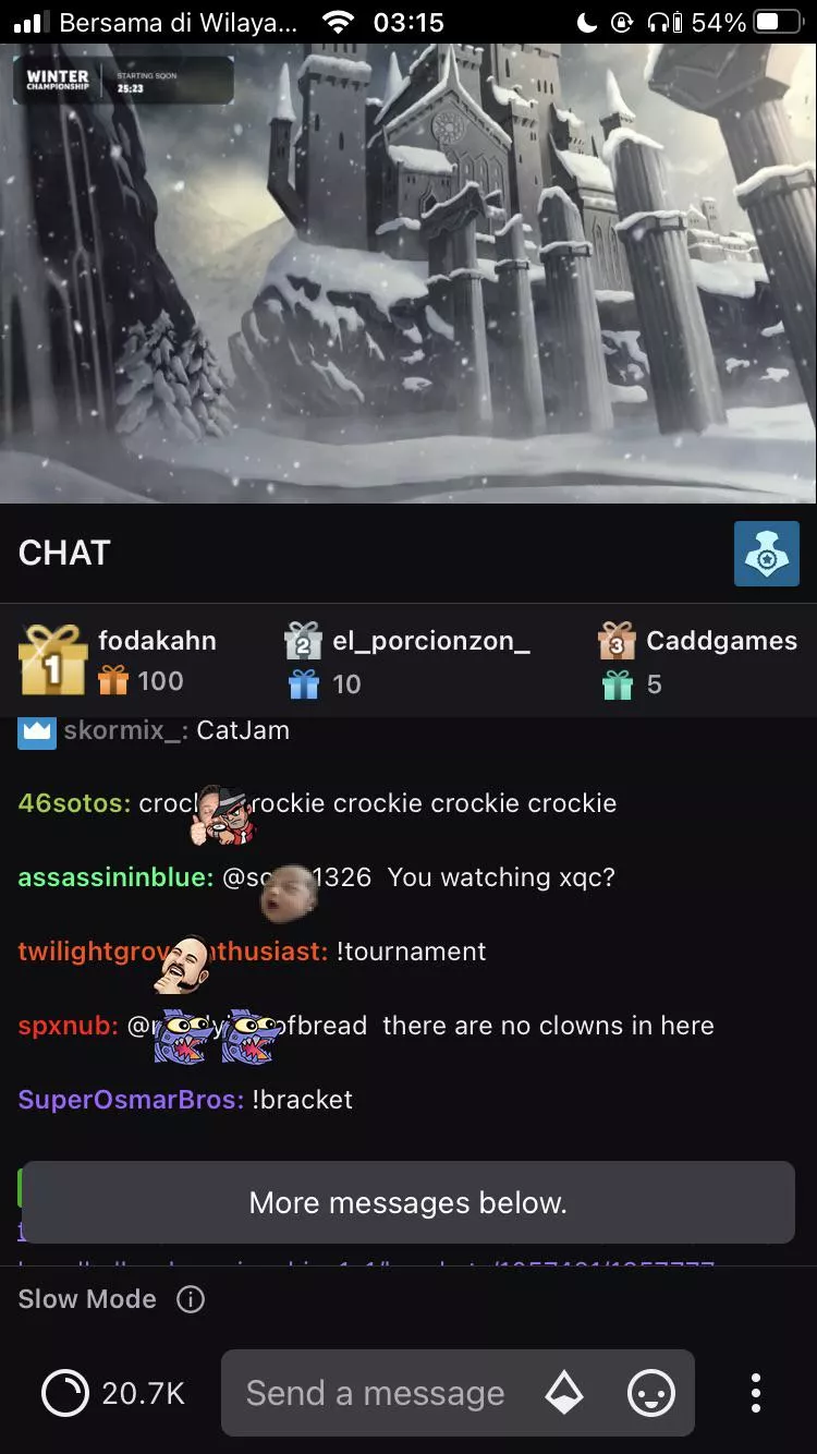 Idk if twitch mobile is bugged or what but i have random emotes floating in the chat, covering all the messages. The app is up to date etc. Anyone have any ideas whats going on? posted by Big-Tell8451