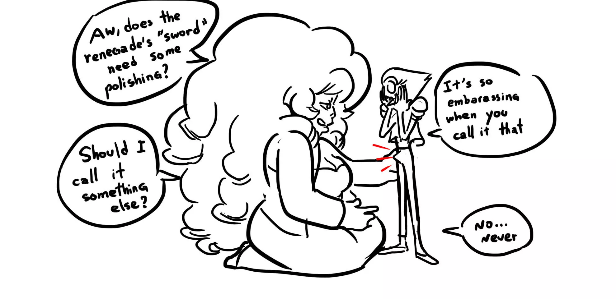 If Rose is not embarassing Pearl with suggestive goobery what even is the point? posted by Raulziito