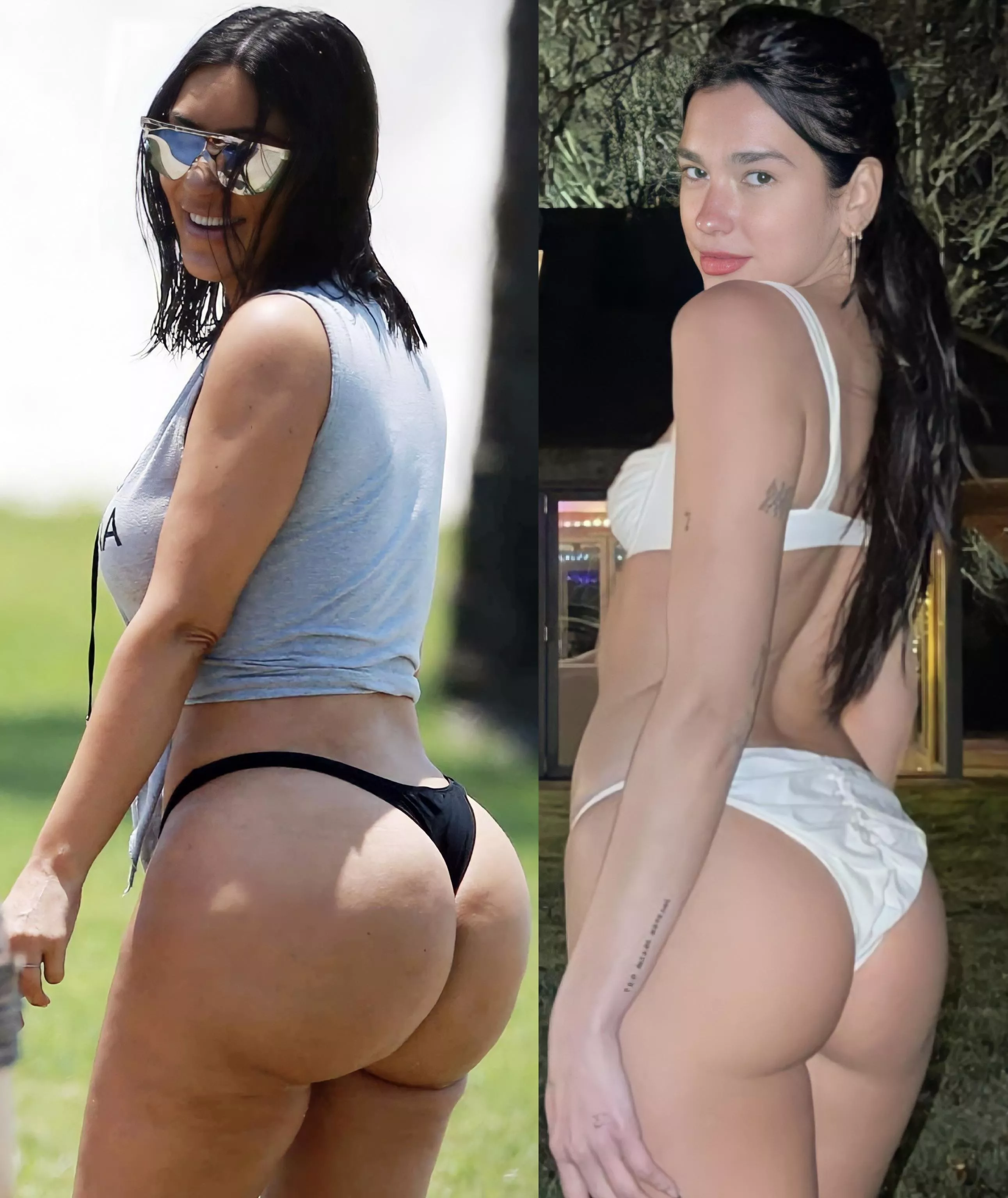 if you had to choose â€¦. Kim Kardashian or Dua Lipa posted by Upscaled-Enhanced