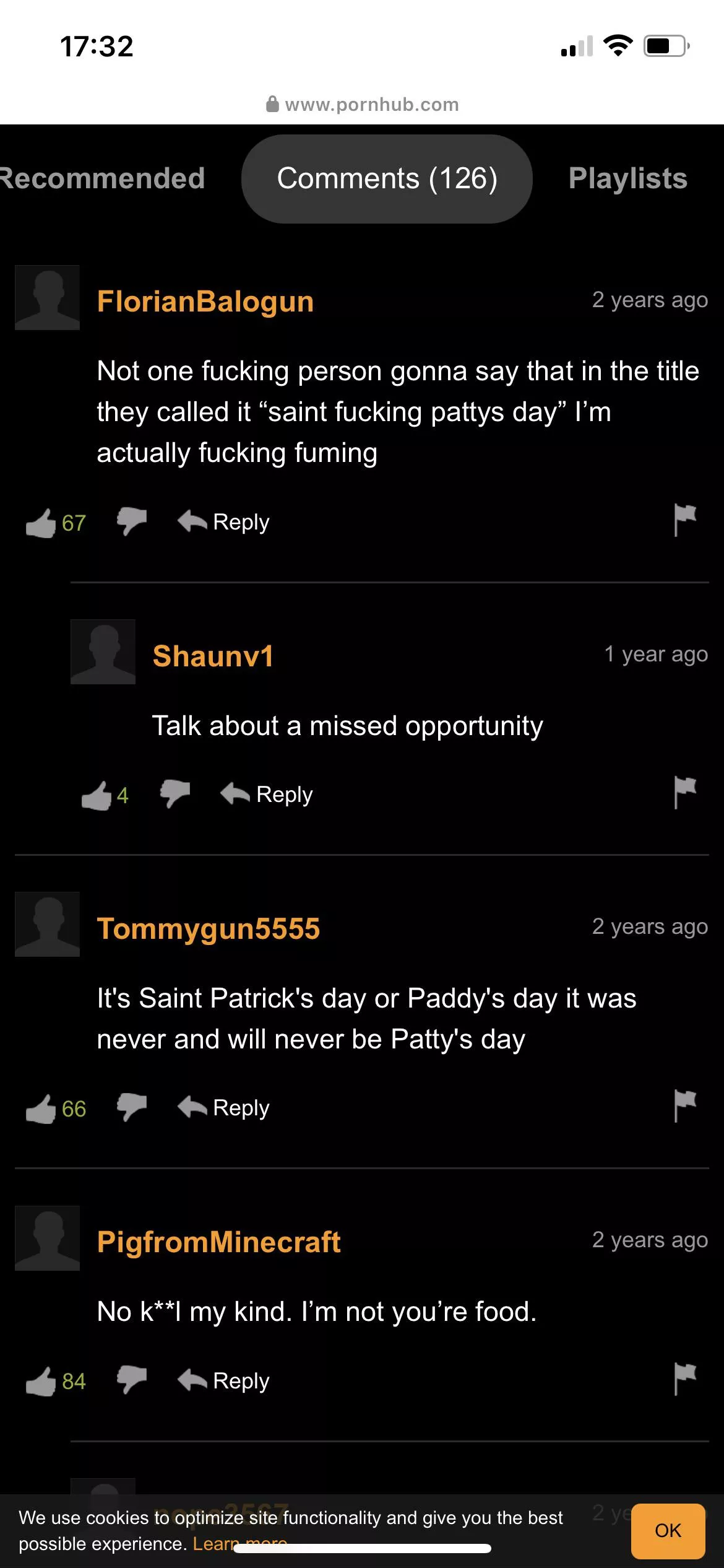 If you say Patty’s day your a typical American trying to be Irish posted by Simp-Smasher42