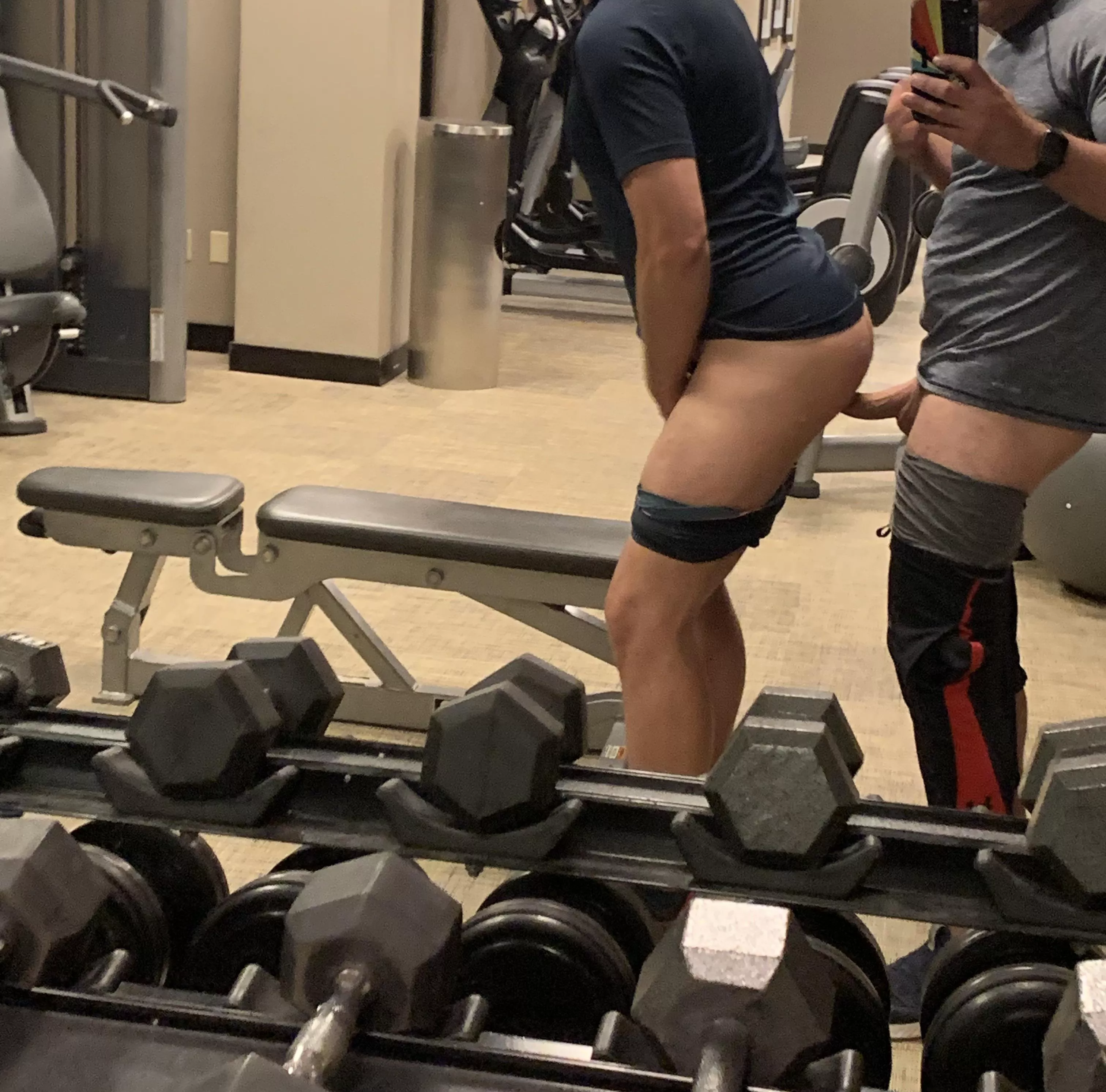 If you walked in on us like this in a hotel gym, would you join? posted by tdpdp29