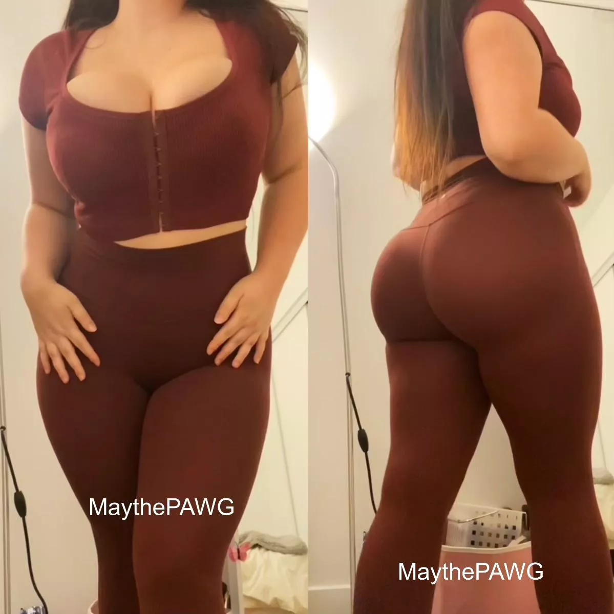 If your cock is 5 inches or more and you’re ready to creampie me react to this posted by MaythePAWG