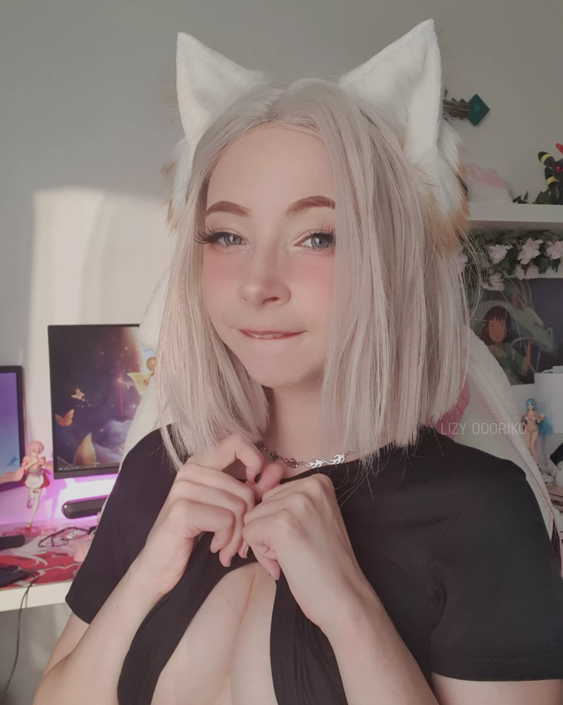 im a flat cat 🥰 [self] posted by LizyOdoriko