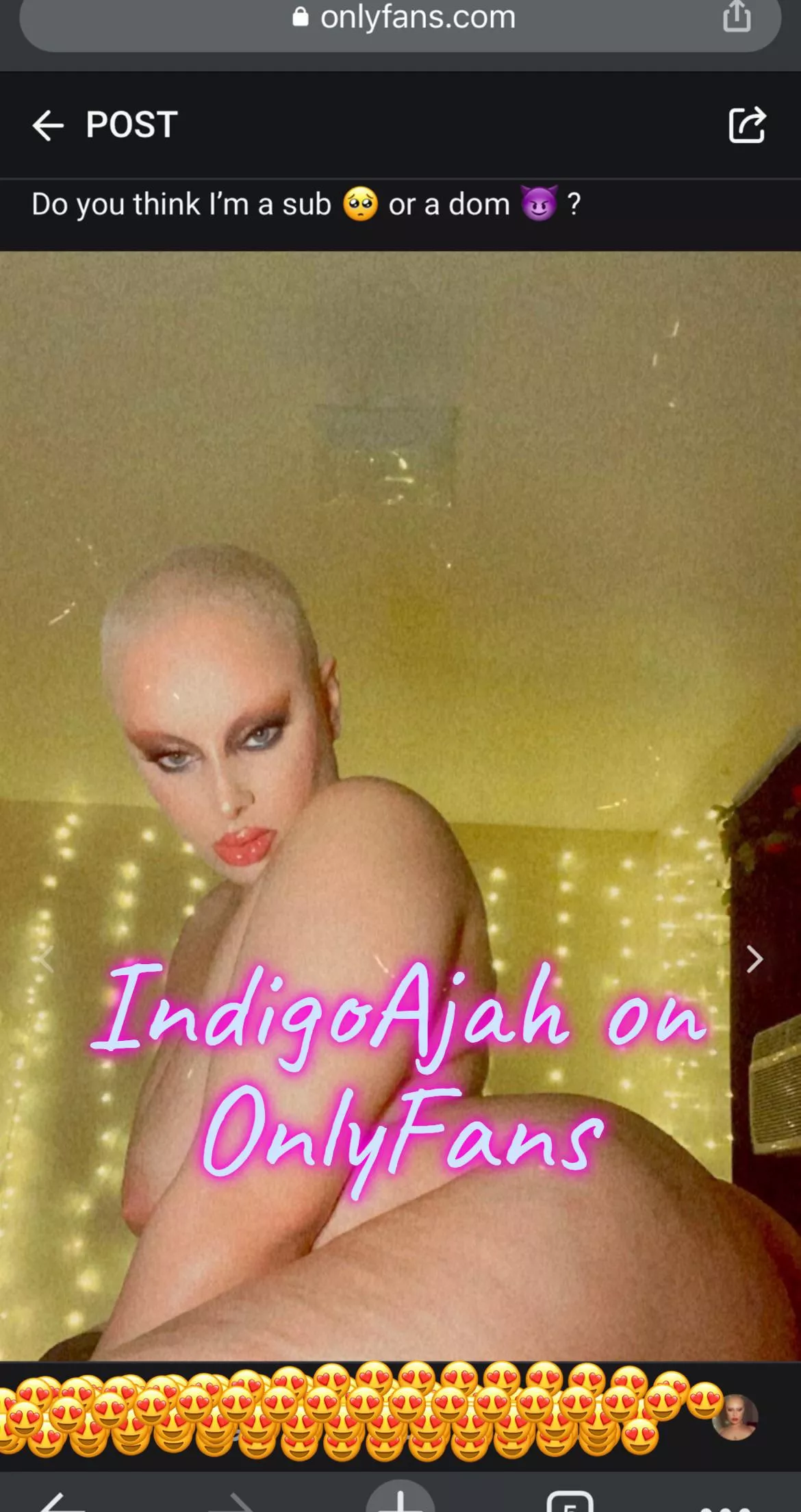 Iâ€™m a freak baby ðŸ˜ðŸ¥´ Message me on OnlyFans and tell me what you would do to me ðŸ¤¤ðŸ’¦ (IndigoAjah only $5.55 a month) ðŸ”¥ðŸ”¥ posted by Jazzlike_Loquat8724