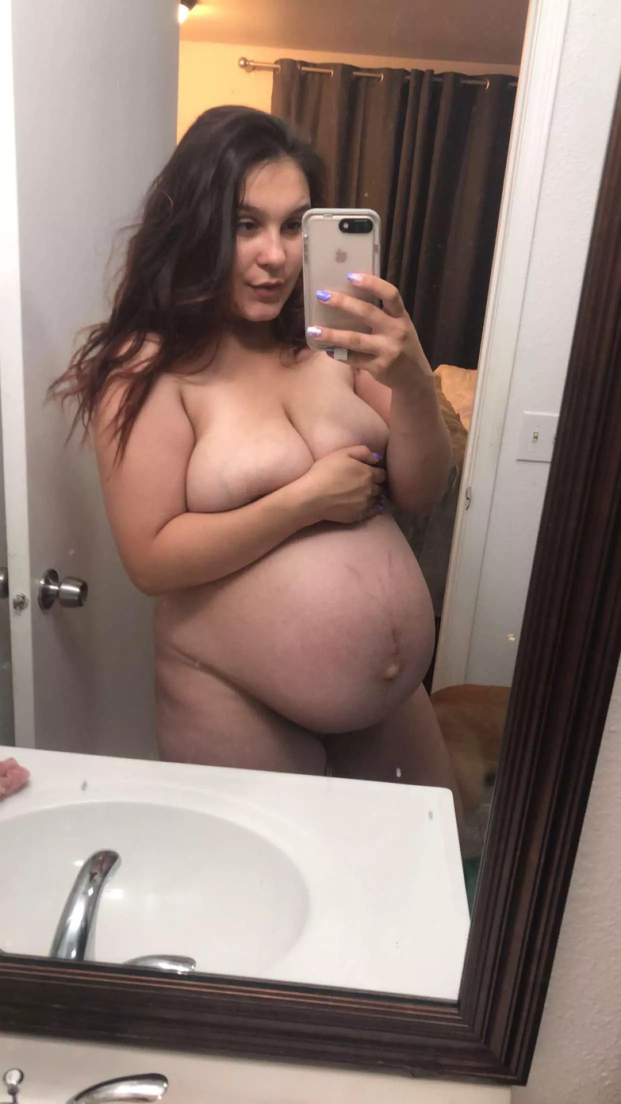 I’m always so big in pregnancy, must be why you guys love me so much. posted by Pregnantgoddess20