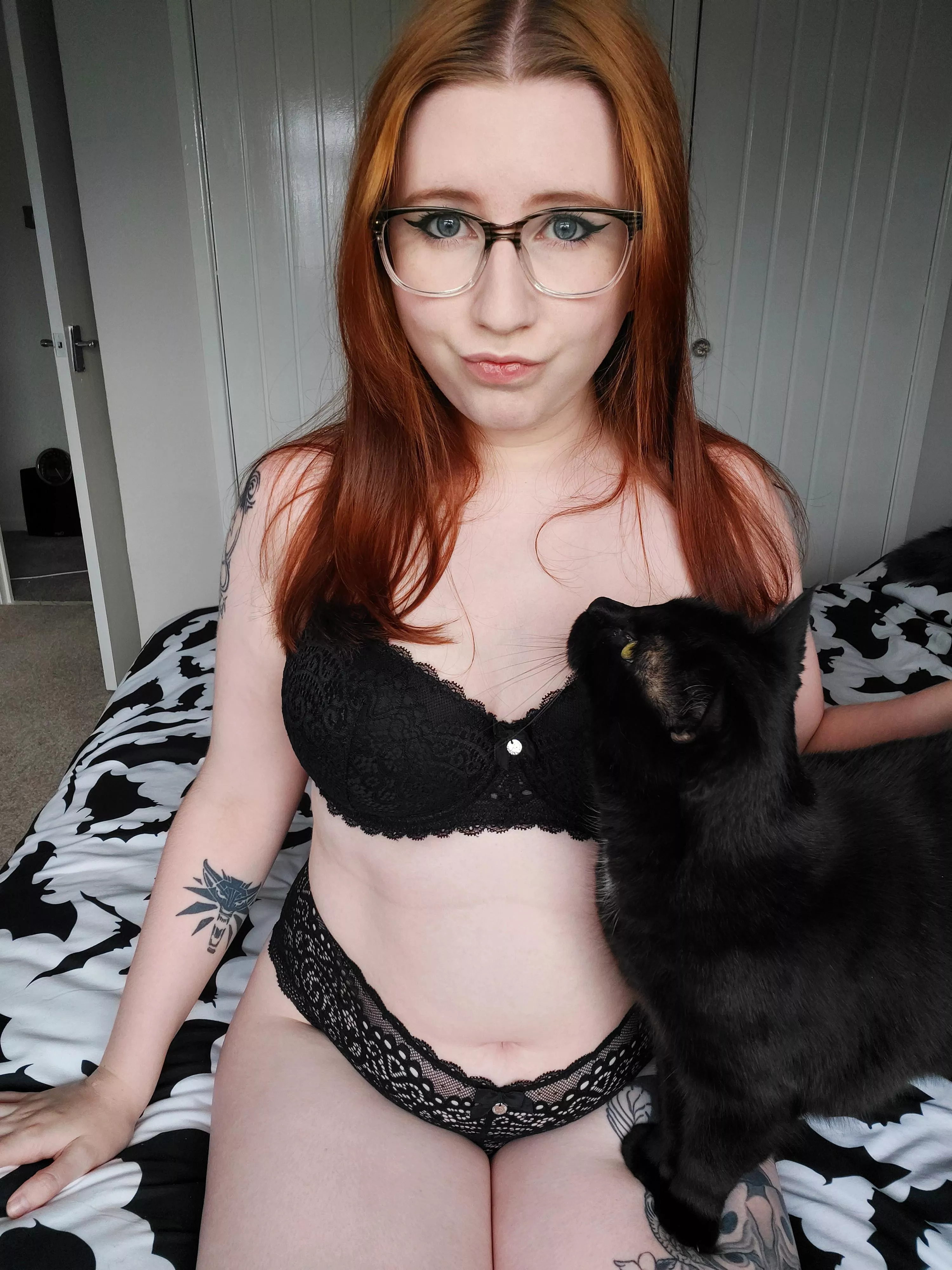 I'm gonna need Kuro to stop ruining my lingerie pics posted by BigSaltyBastard