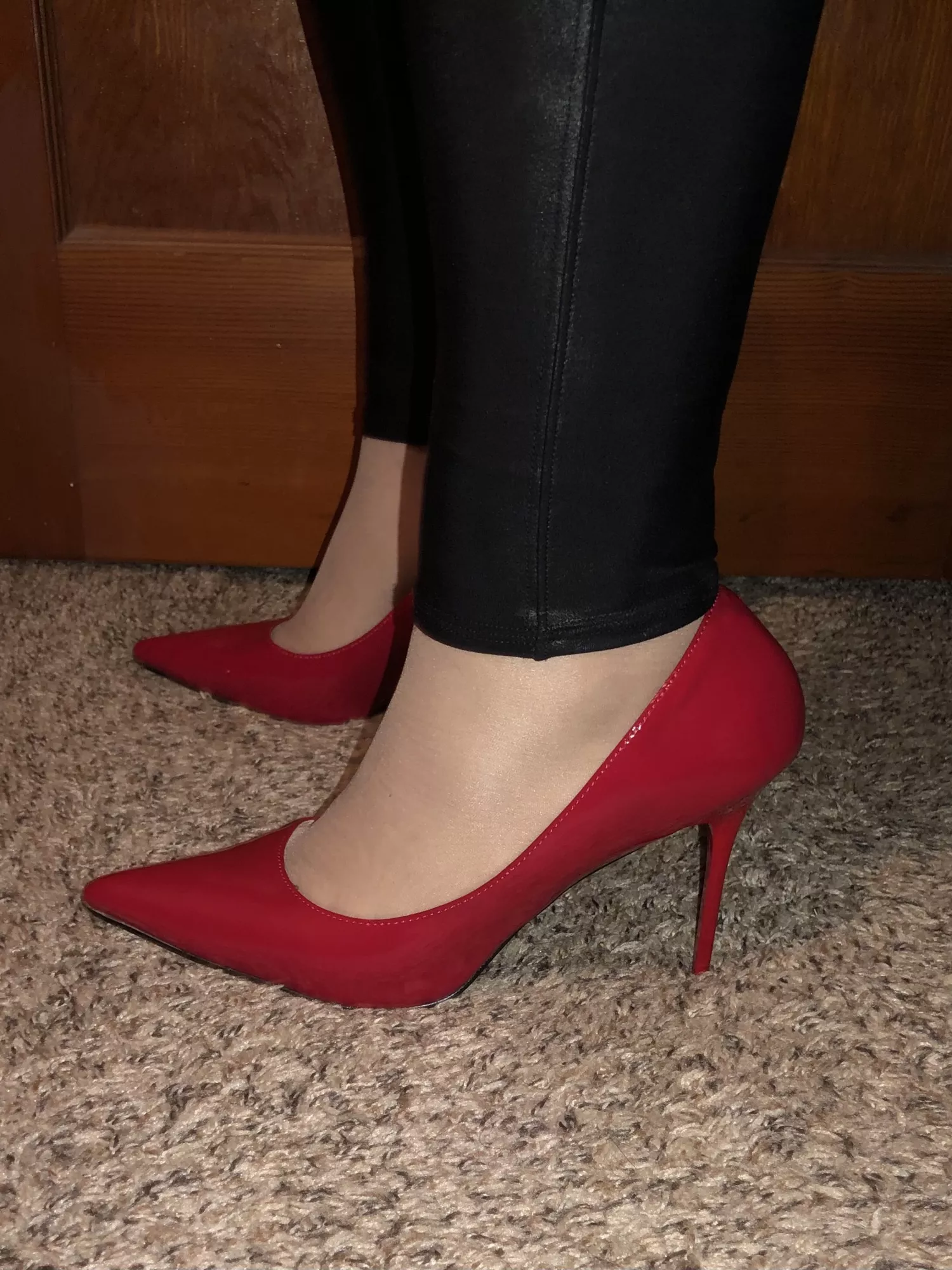 I’m in love with these red pumps. posted by erin-nicole