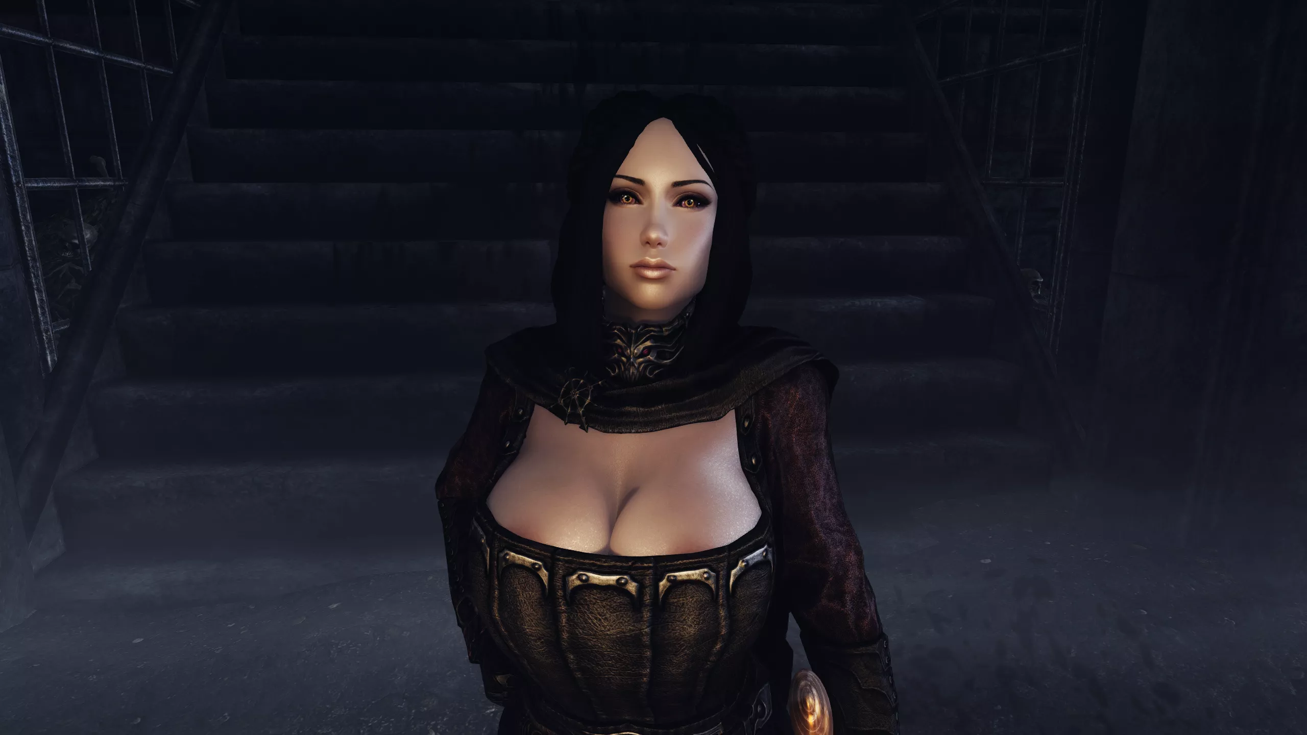 I'm making a vanilla+ Serana replacer, still testing atm. Sweet, wholesome, nice rack. She is to be my final mod, I'm scheduling other releases first. posted by UselessLayabout