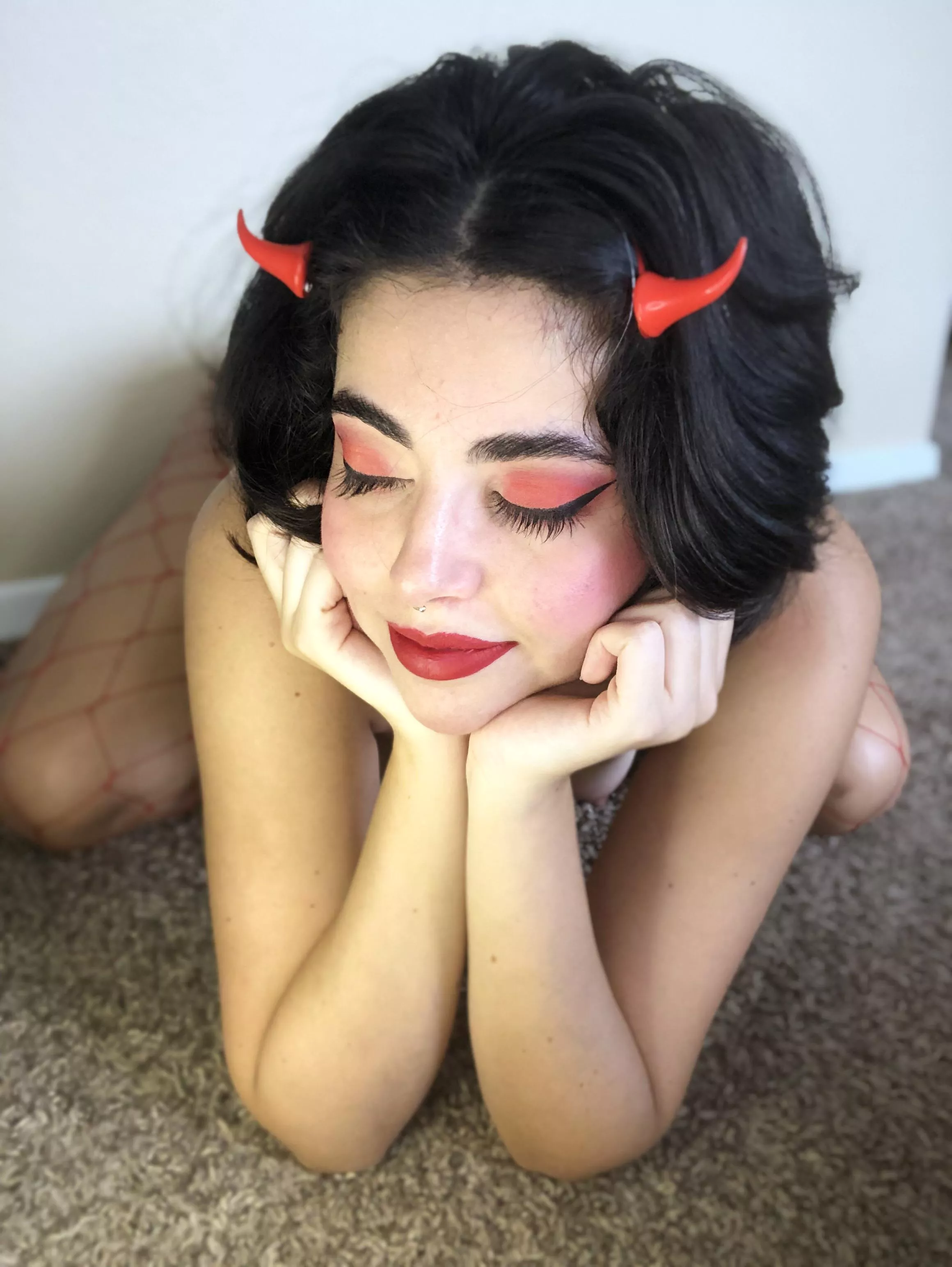 Iâ€™m very proud of my Diabla makeup ðŸ‘¹ posted by itsgonnabemai_