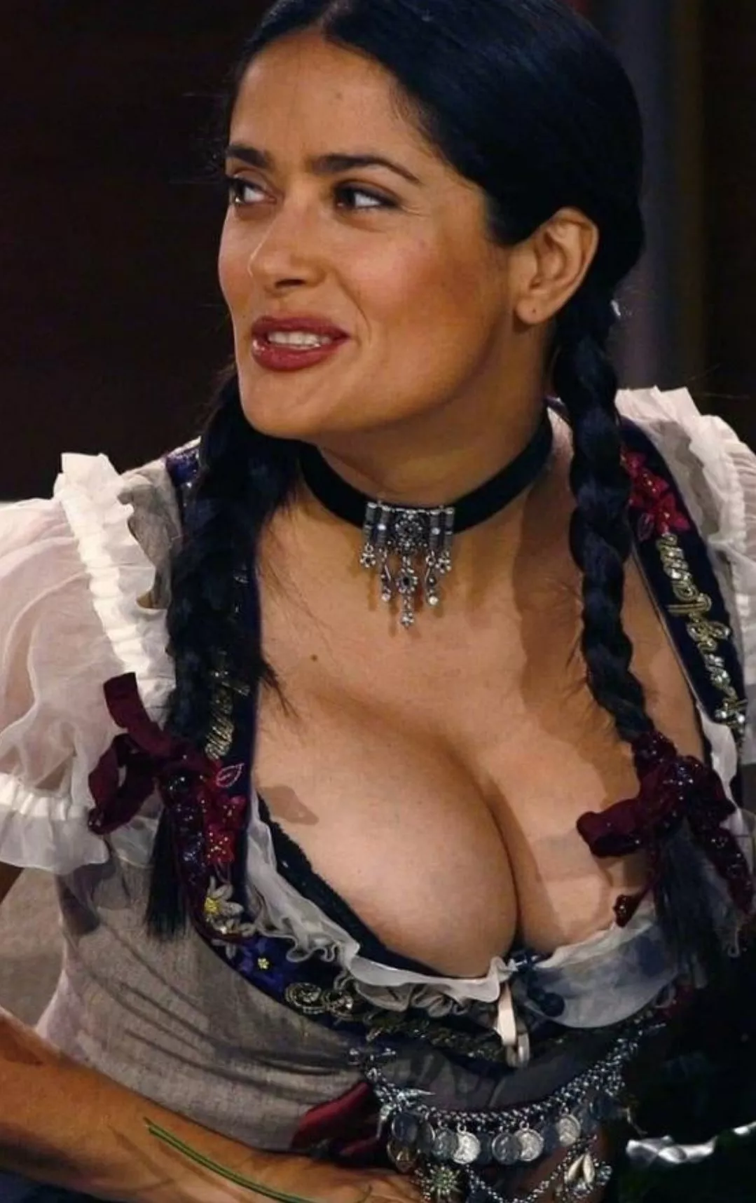 Imagine your cock between Salma Hayek's giant tits posted by NoDrive4146