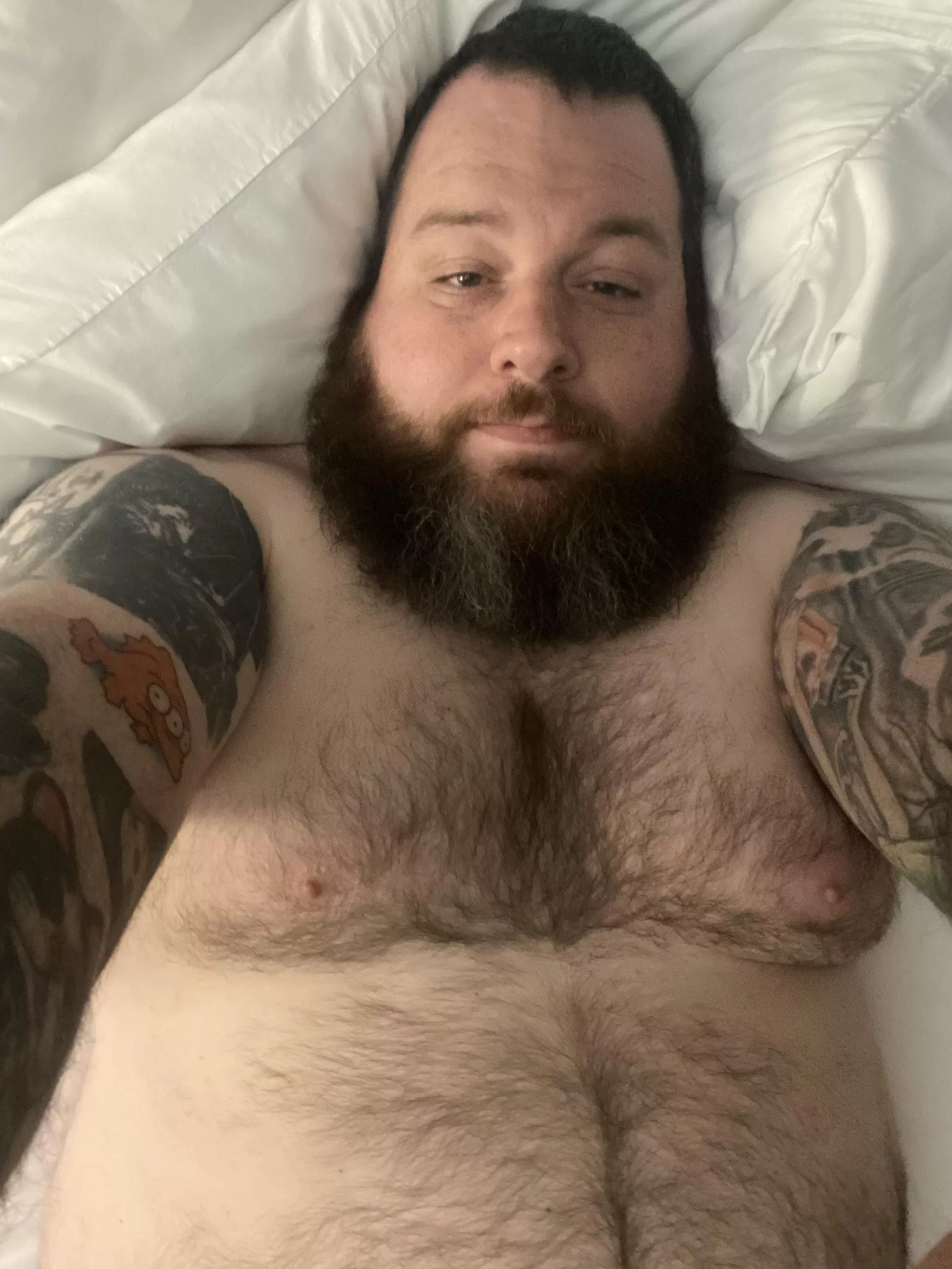 In a big bed alone posted by throwingshappes