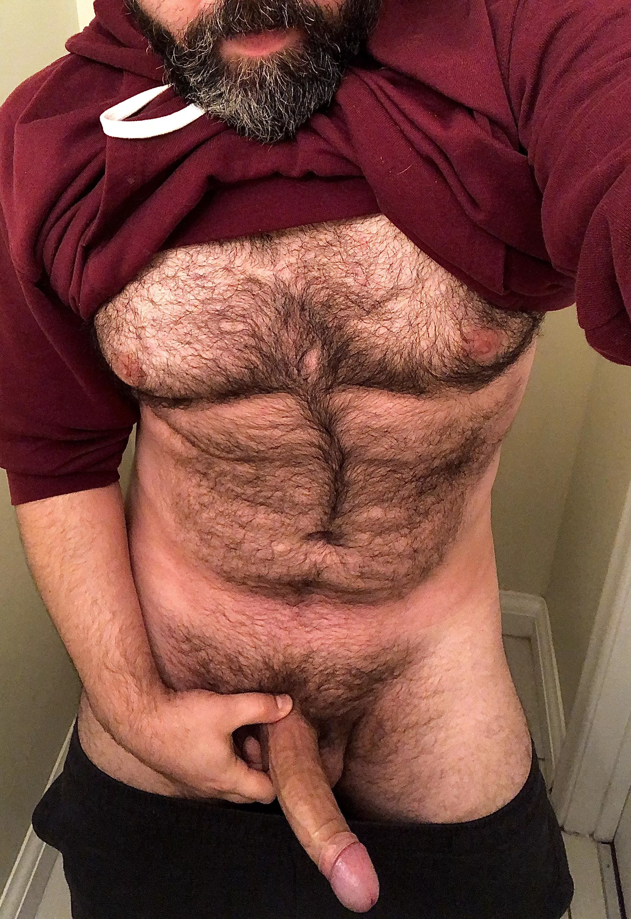 In a sweater and pants you might not see at first glance, I’ve got a thick furry body and something big in my pants.(40) posted by OGNintendad