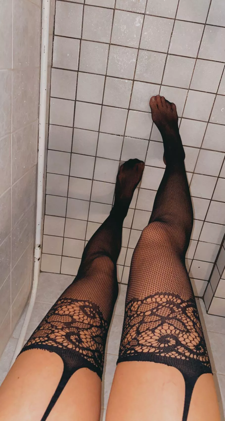 In my new stockings! Do you like them? ðŸ˜Š posted by princesmilaof