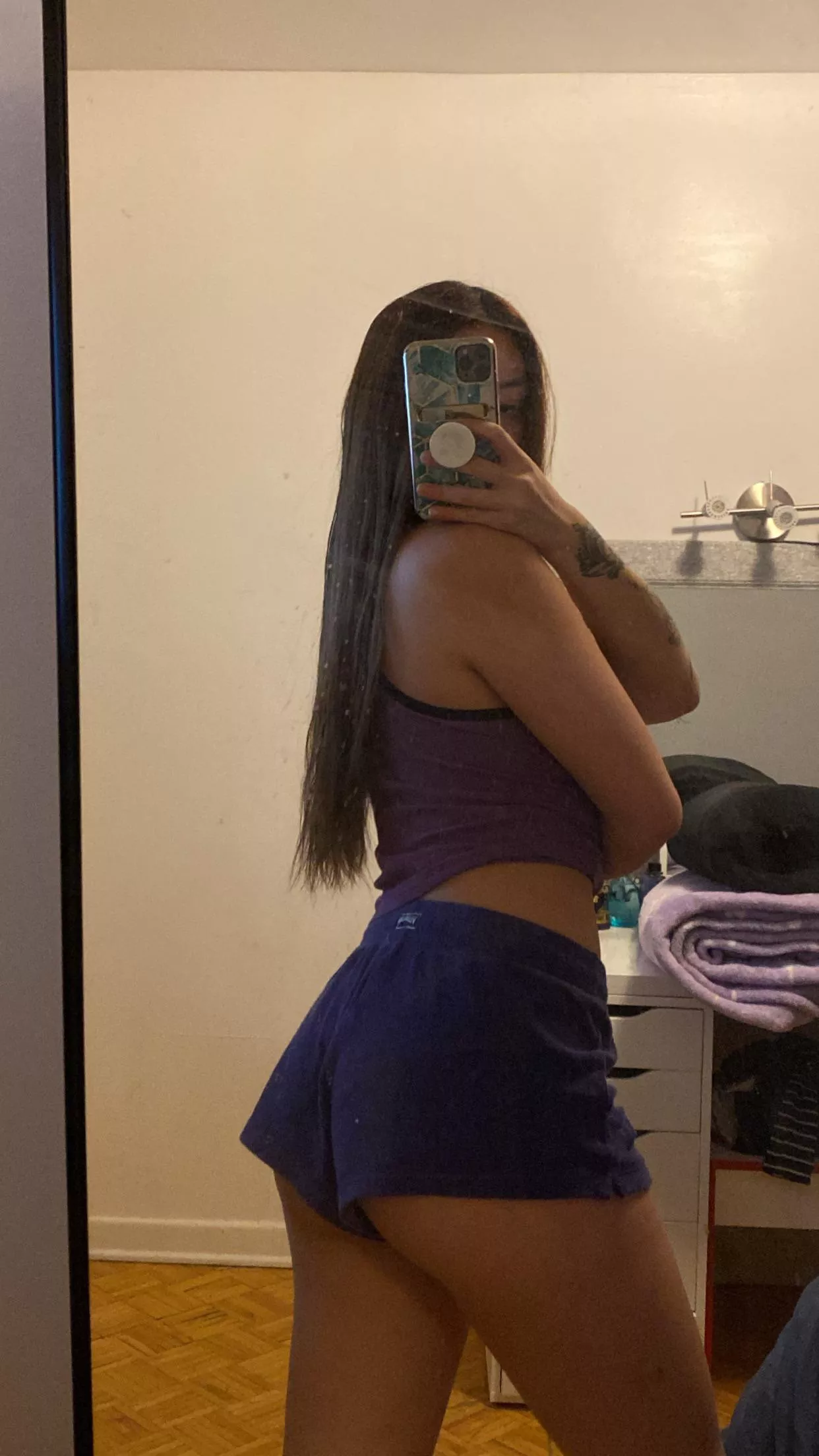 In need of a booty rub, any volunteers? ðŸ¥º posted by she_is_daddy