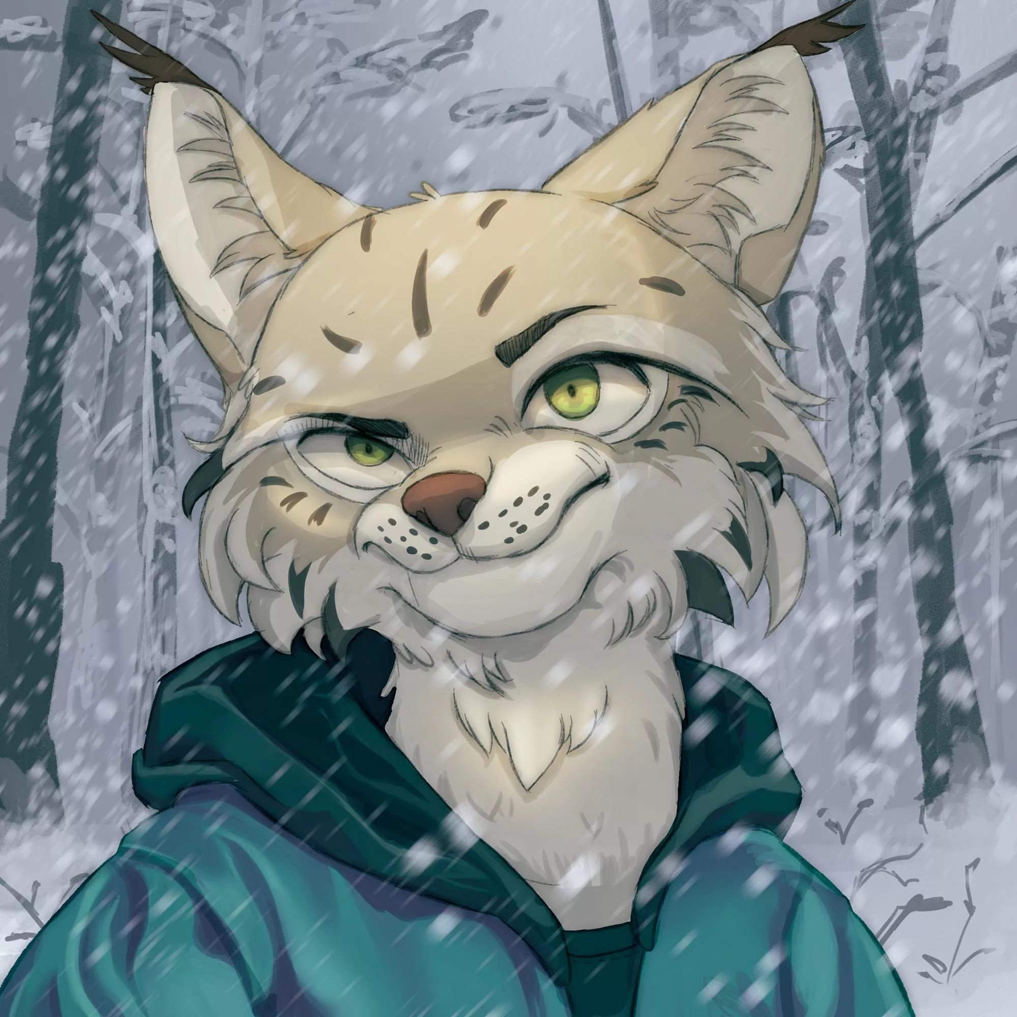 Is cold here, no? (art by me /Twitter @Kitauart) posted by achelandre_art