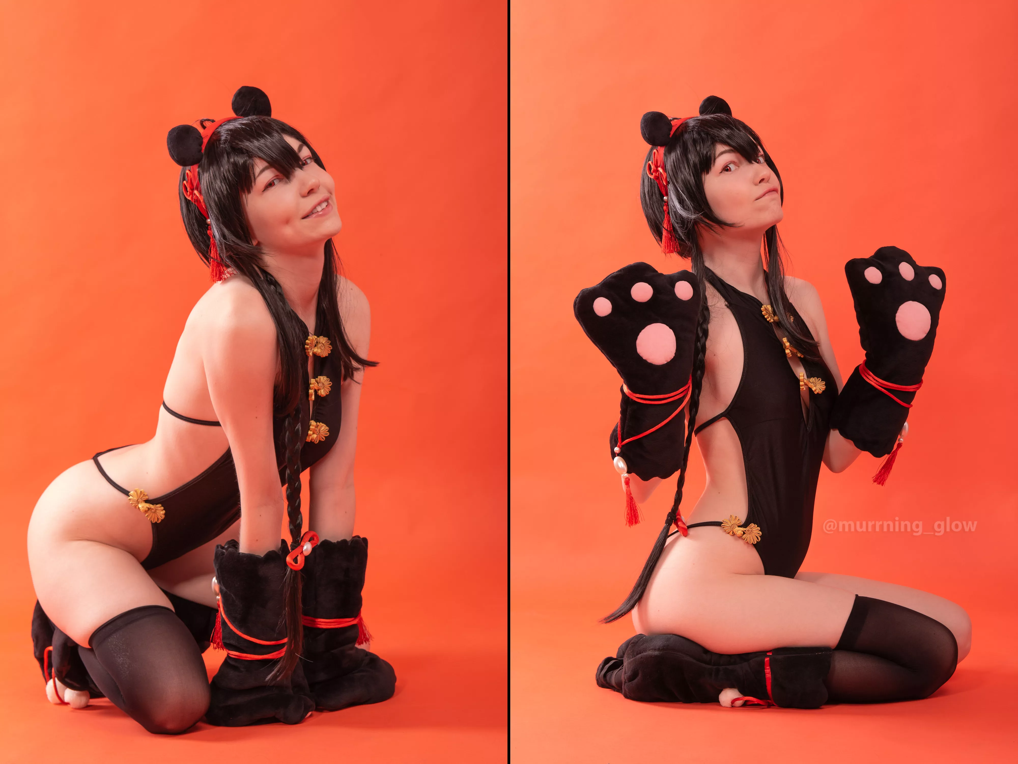 Is it a girl? Is it a bear? No, it’s a Chinaloid! Is it a sexy one? Is it a dorky one? Why not both! | Yuezheng Ling cosplay by Murrning_Glow posted by MurrningGlow