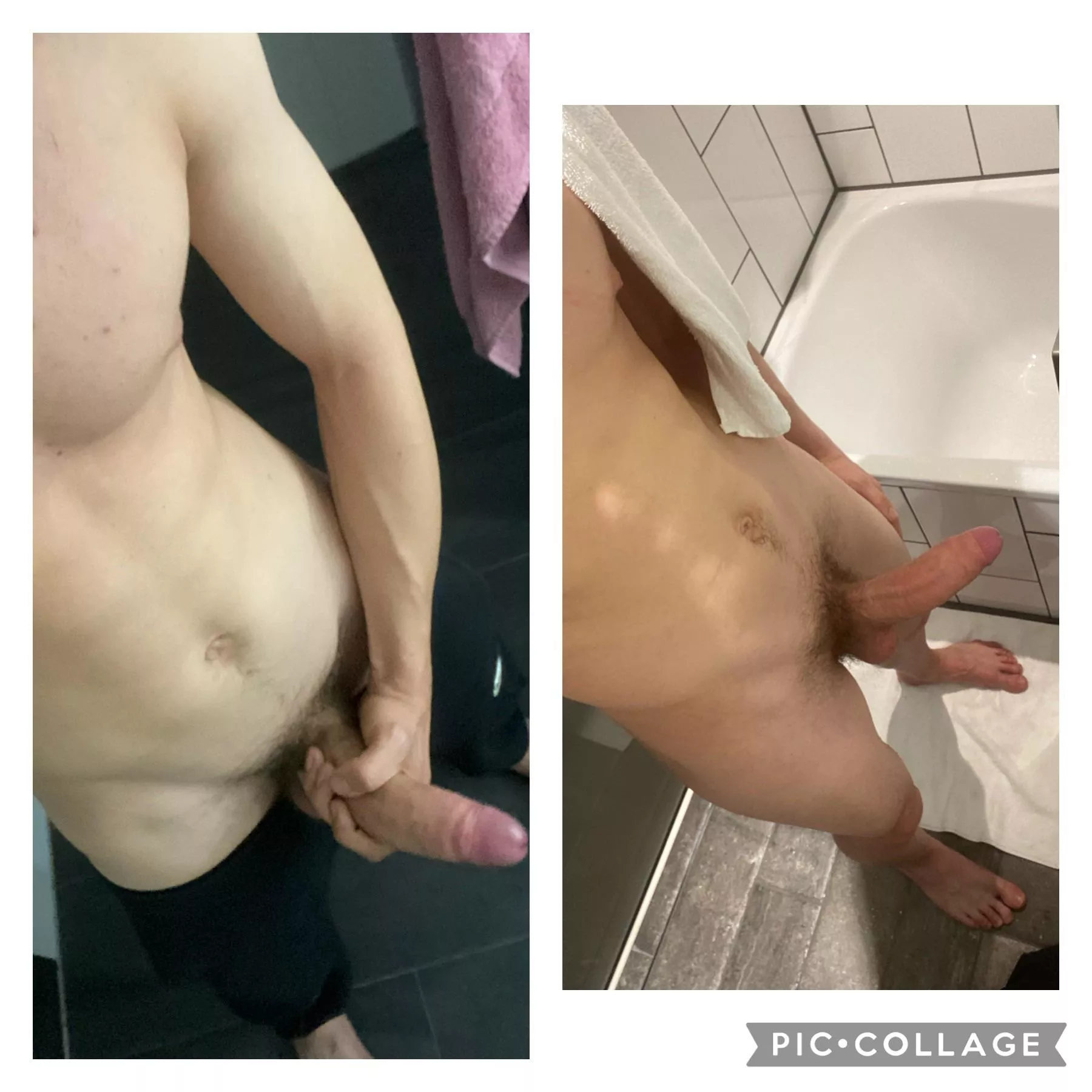 is it noticeable i was working out at the ti[m]e the first pic was shot. i never get a feel of success because my strength is not increasing (2 months in at the time, now stopped completely) posted by hornymf005