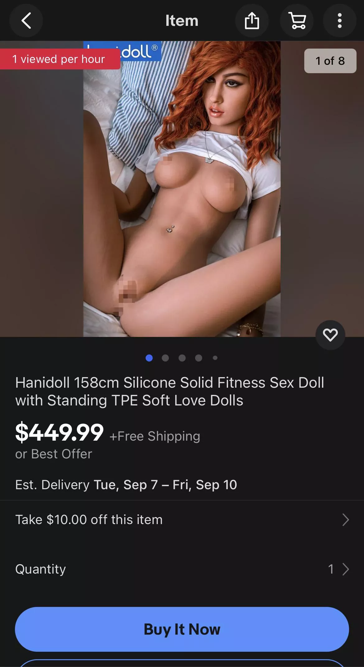 Is this a scam? This is from the eBay store hanidoll. This is the model I want exactly and I’ve seen this for up to $5000 and then like $100. posted by darkclownza