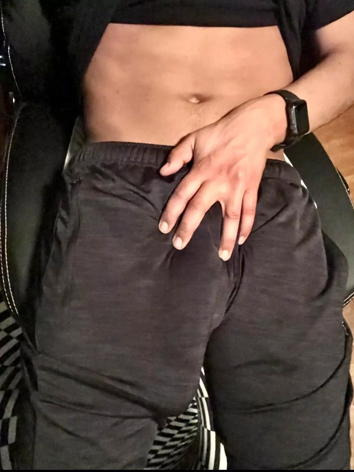 Is this giant bulge scary or exciting? posted by Hunggothboy