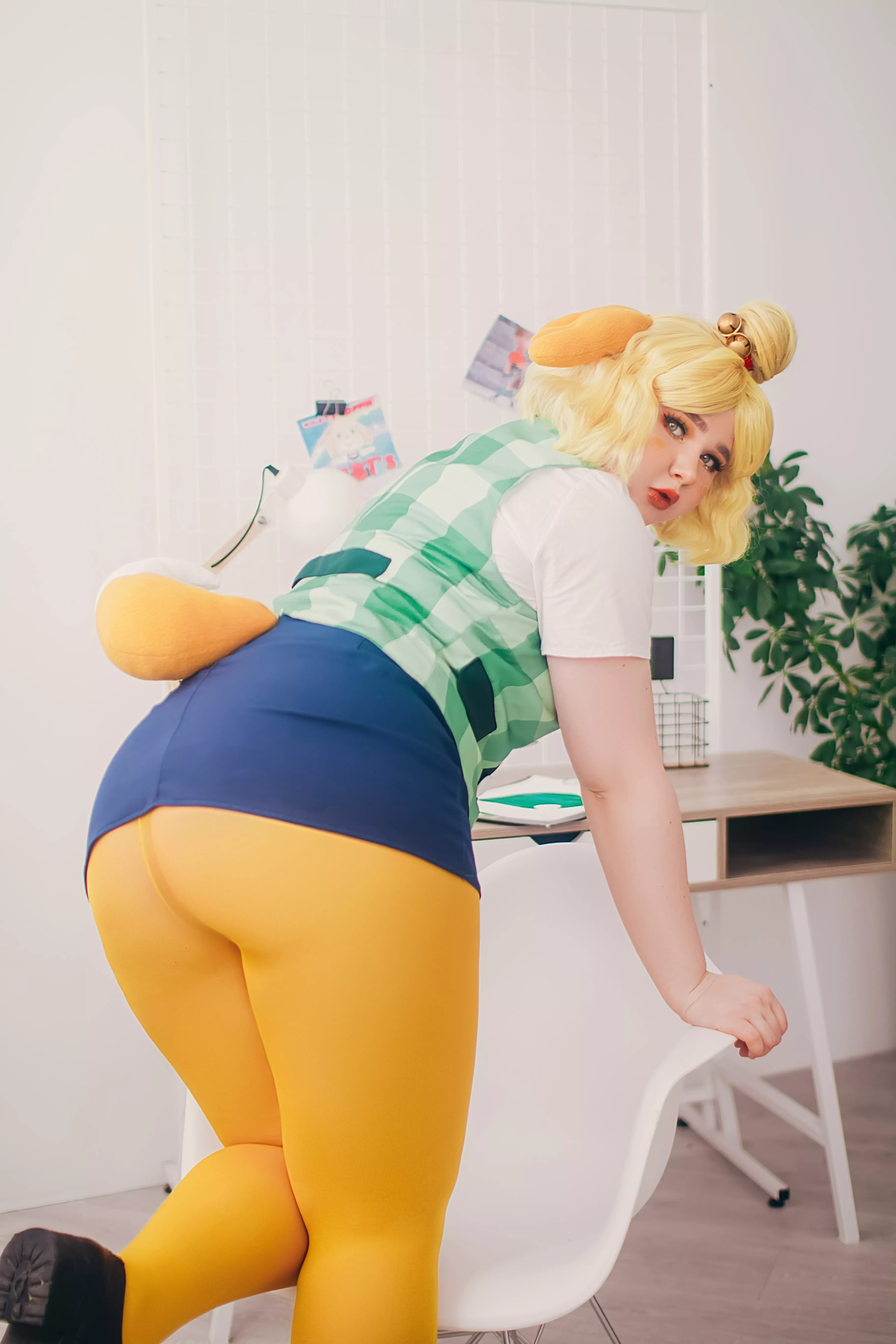 Isabelle is showing off her booty on accident... or not accident... By VenusBlessing posted by venusblessing_