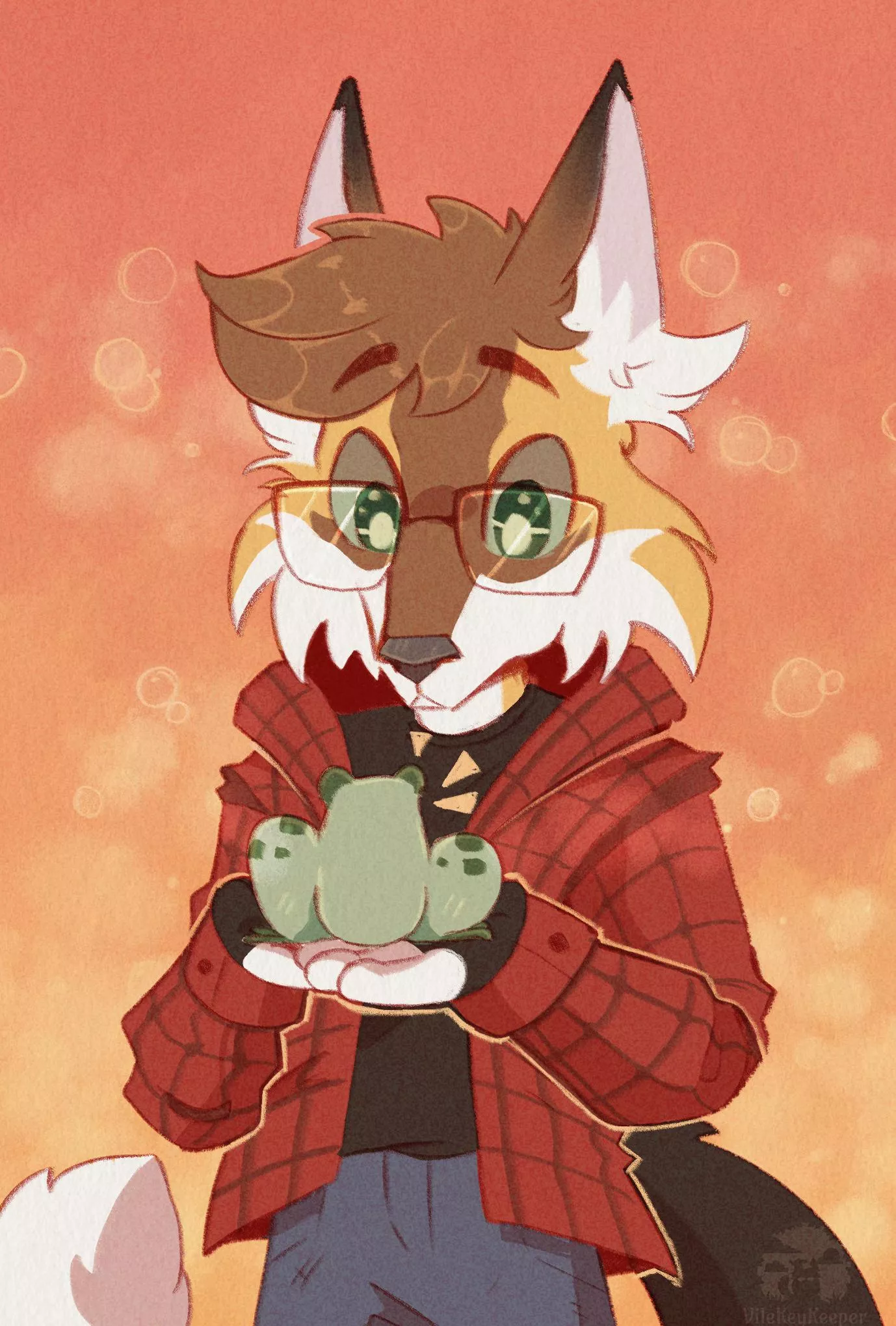 It is dangerous to go alone, take this 🐸 (art by me) posted by VileKeyKeeper